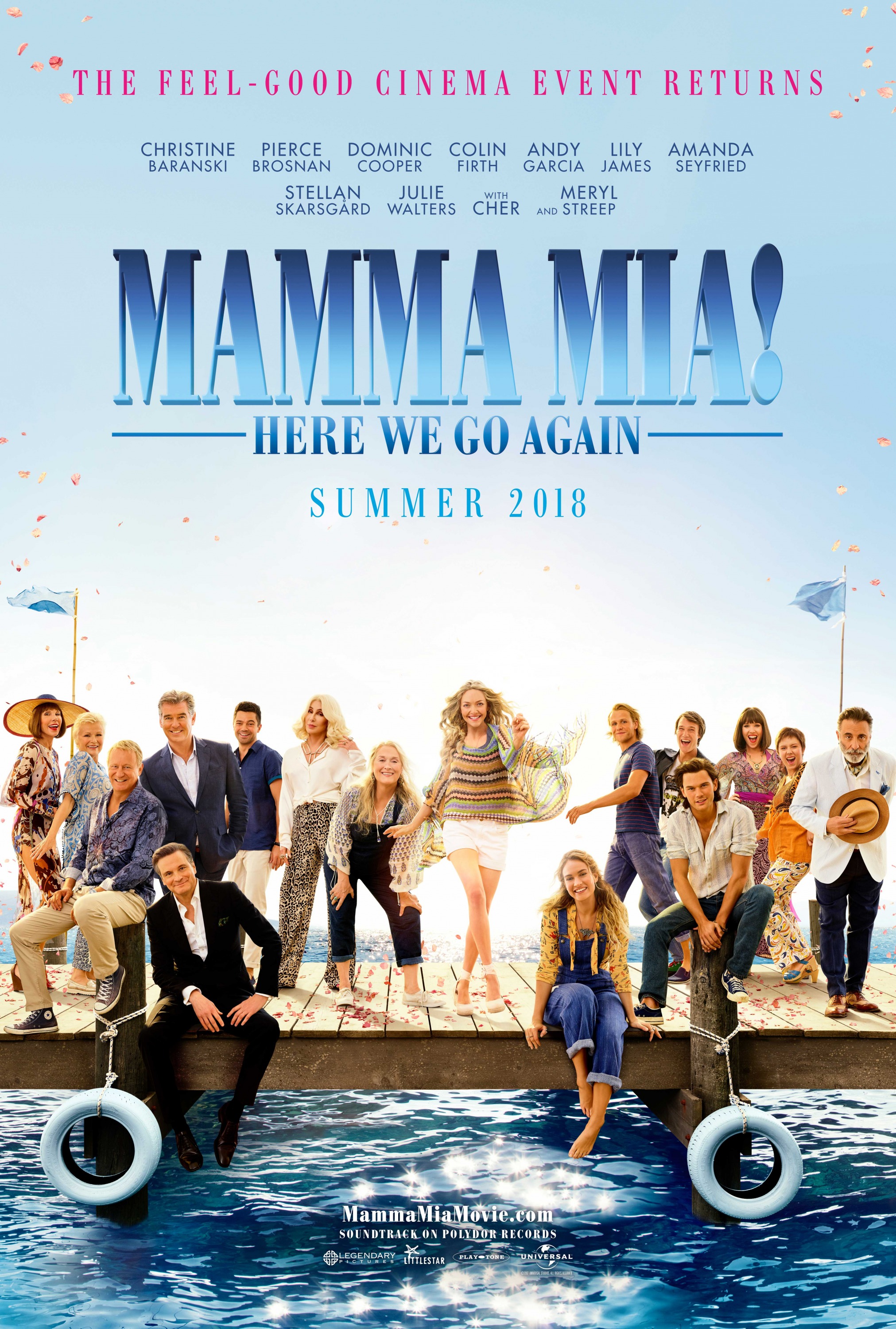 Mega Sized Movie Poster Image for Mamma Mia! Here We Go Again (#4 of 6)