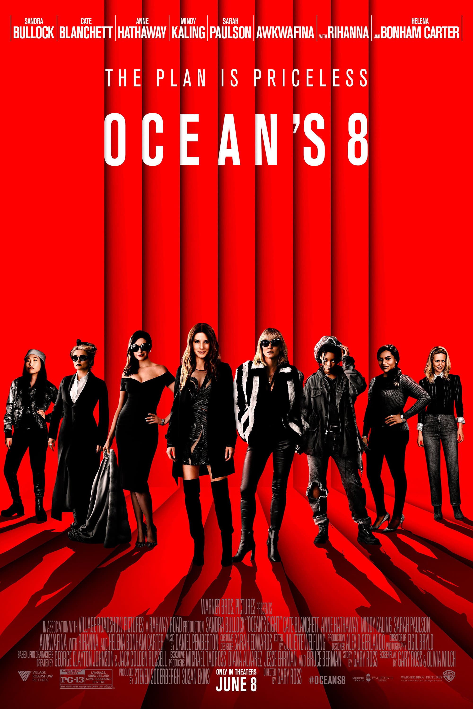 Mega Sized Movie Poster Image for Ocean's 8 (#2 of 12)