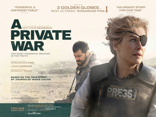A Private War Movie Poster