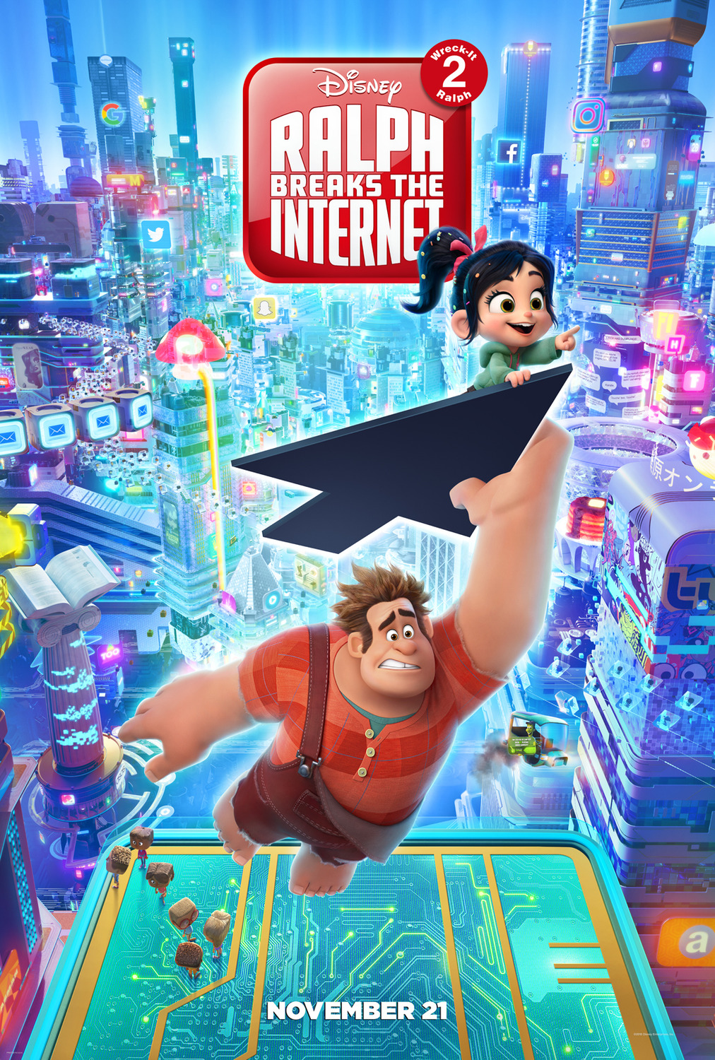 Extra Large Movie Poster Image for Ralph Breaks the Internet: Wreck-It Ralph 2 (#4 of 28)