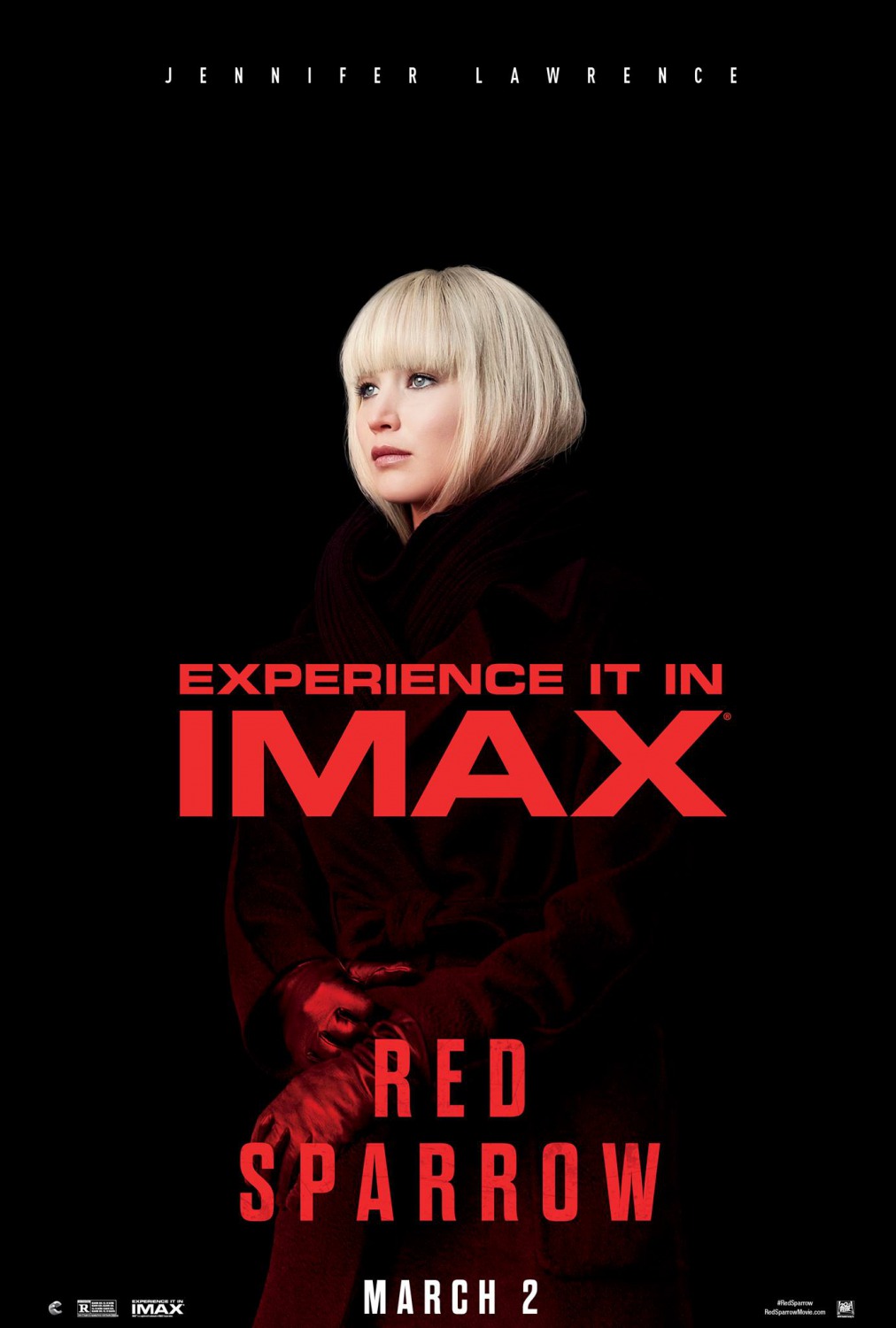 Extra Large Movie Poster Image for Red Sparrow (#3 of 4)