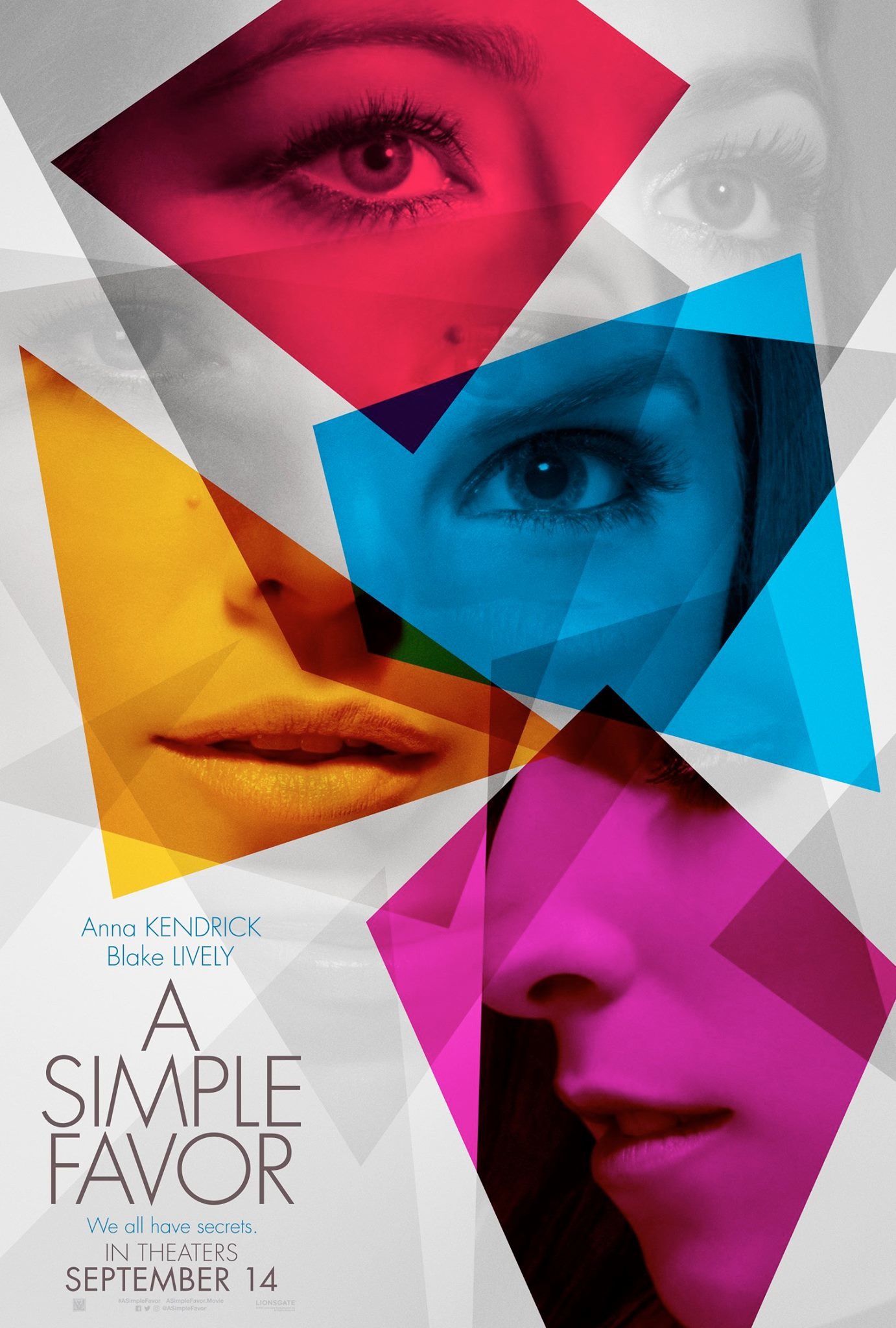 Mega Sized Movie Poster Image for A Simple Favor (#8 of 11)