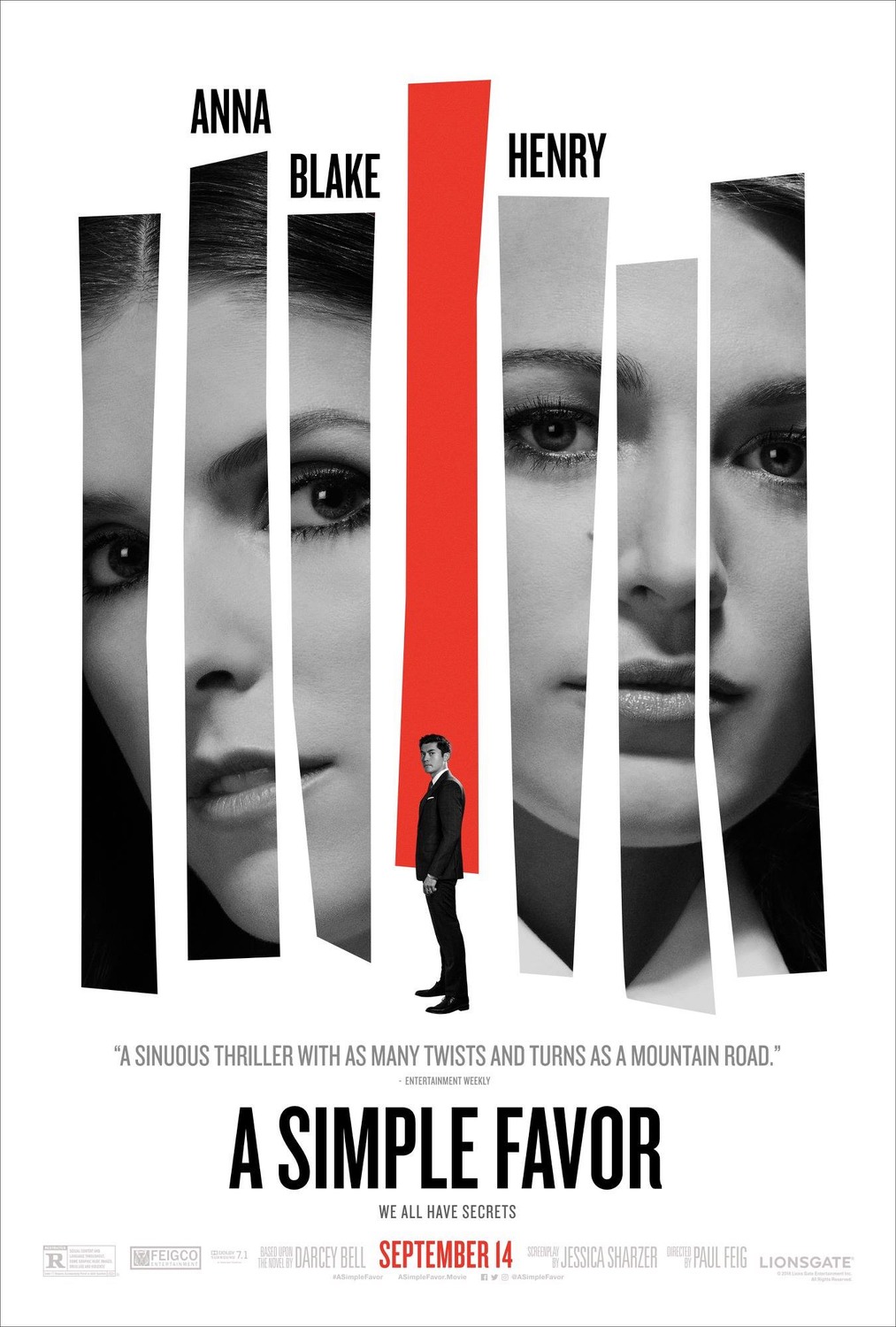 Extra Large Movie Poster Image for A Simple Favor (#9 of 11)