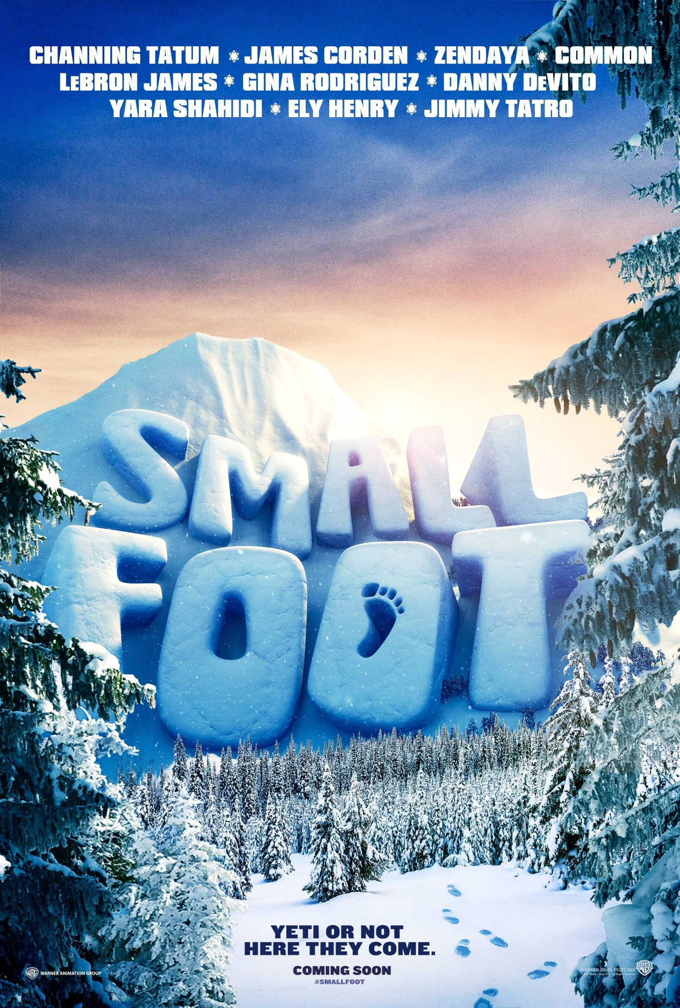 Mega Sized Movie Poster Image for Smallfoot (#1 of 21)