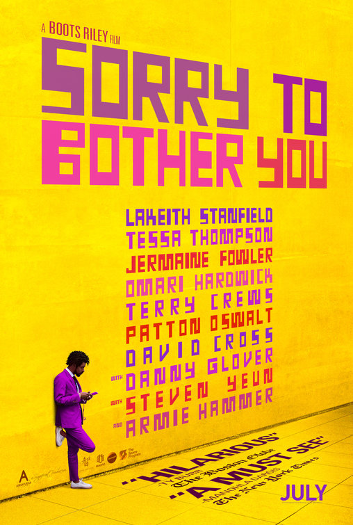 Sorry to Bother You Movie Poster