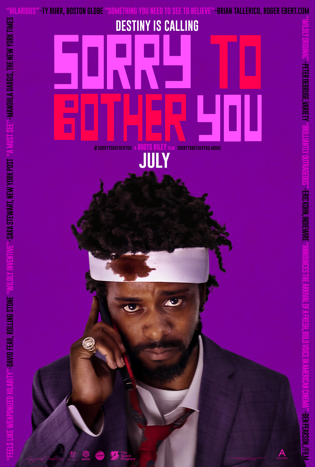 Extra Large Movie Poster Image for Sorry to Bother You (#9 of 10)
