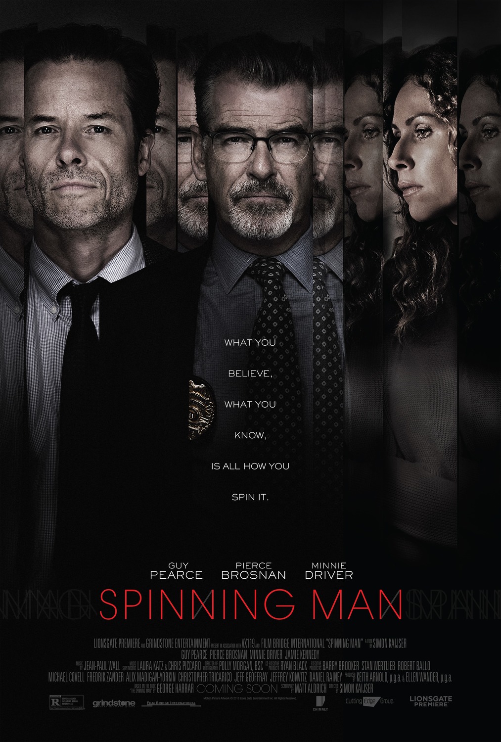 Extra Large Movie Poster Image for Spinning Man 