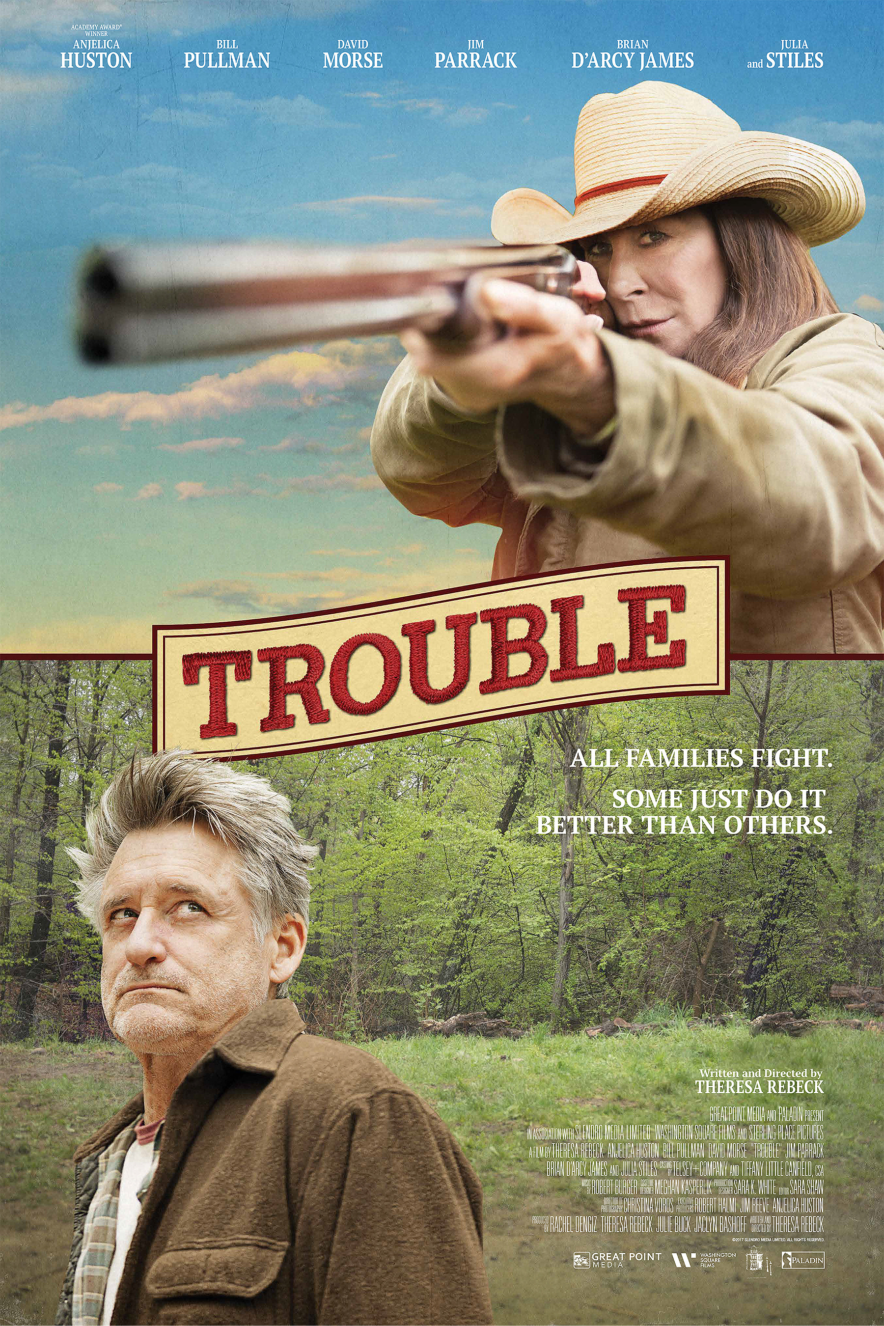 Mega Sized Movie Poster Image for Trouble 