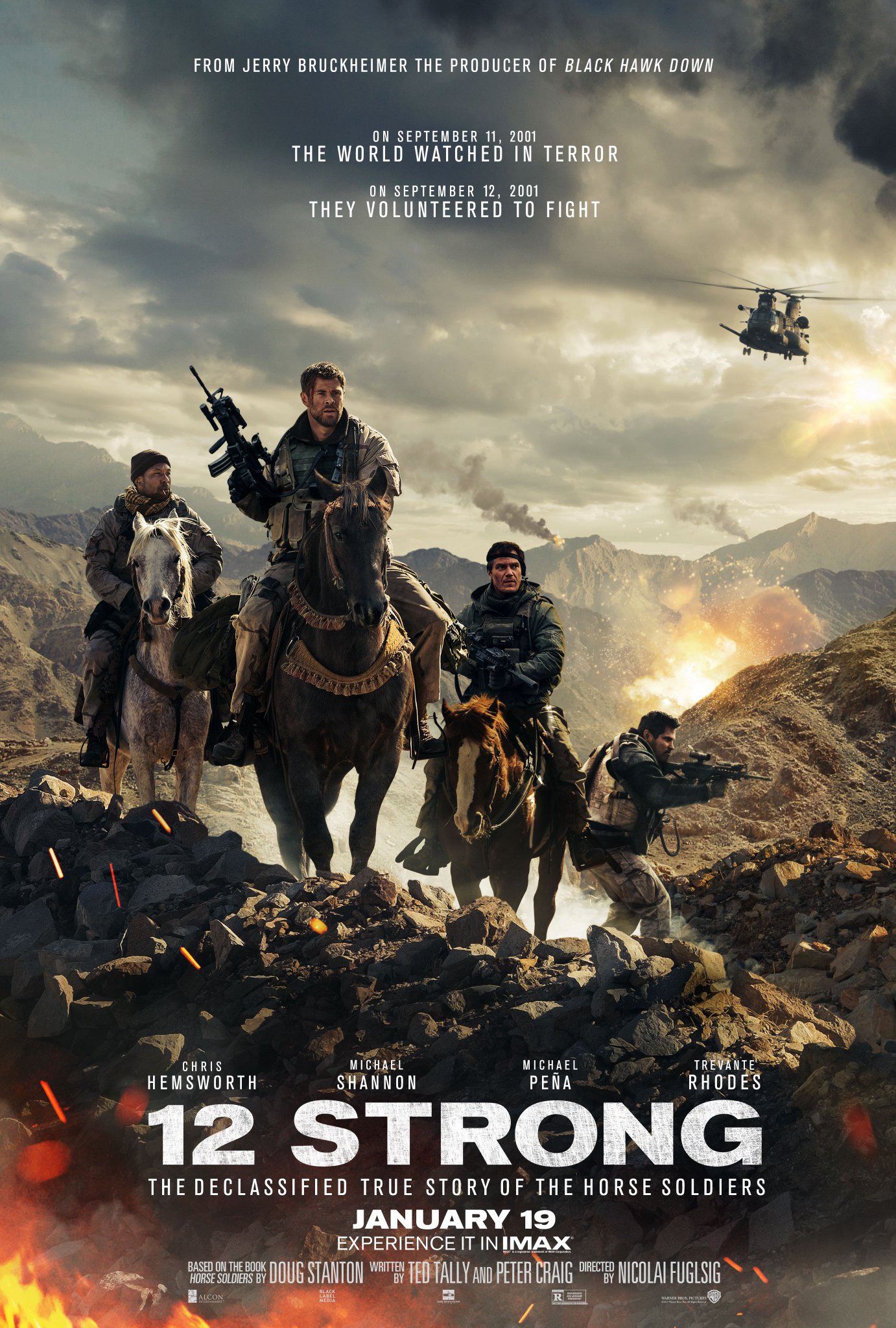 Mega Sized Movie Poster Image for 12 Strong (#2 of 7)