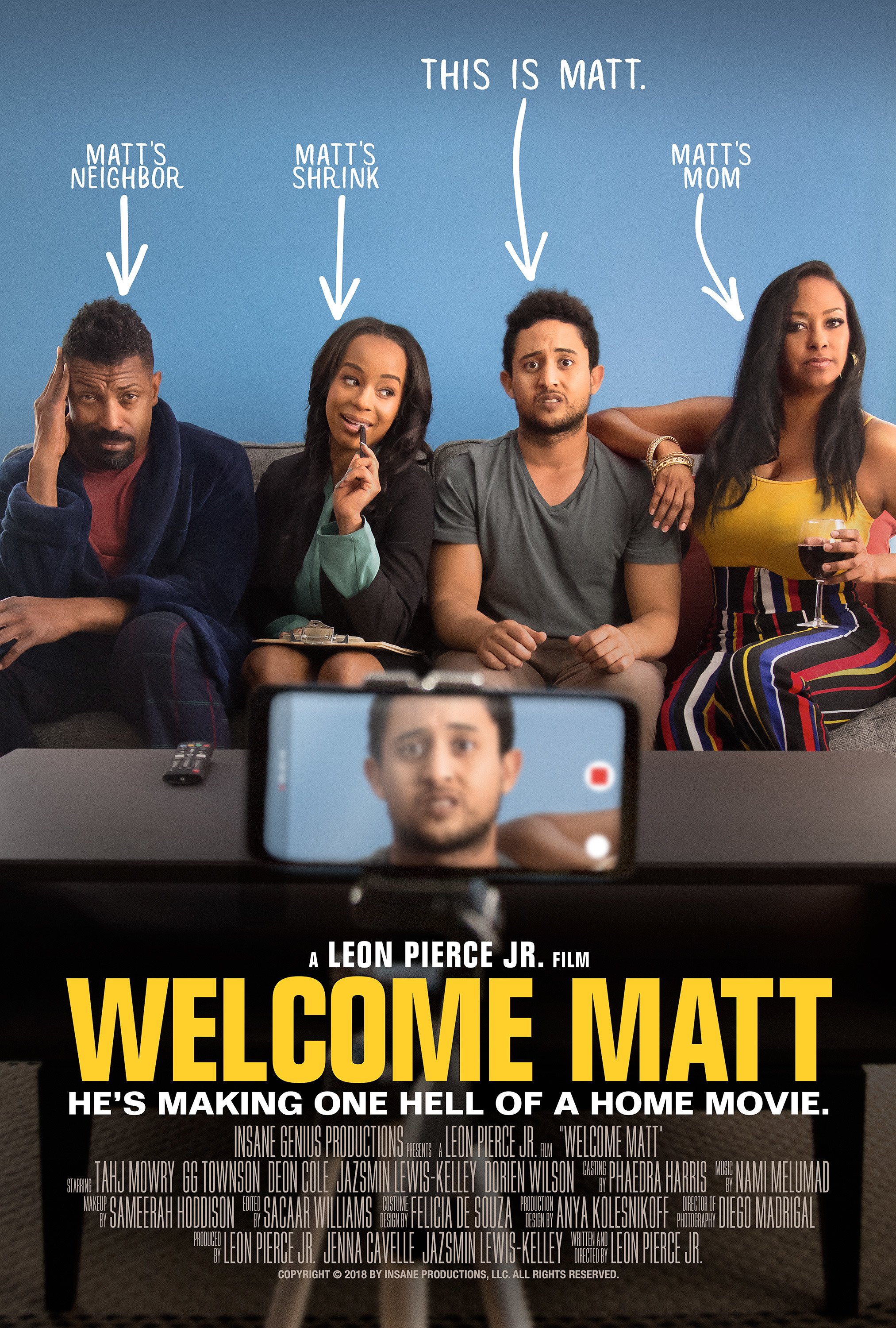 Mega Sized Movie Poster Image for Welcome Matt 