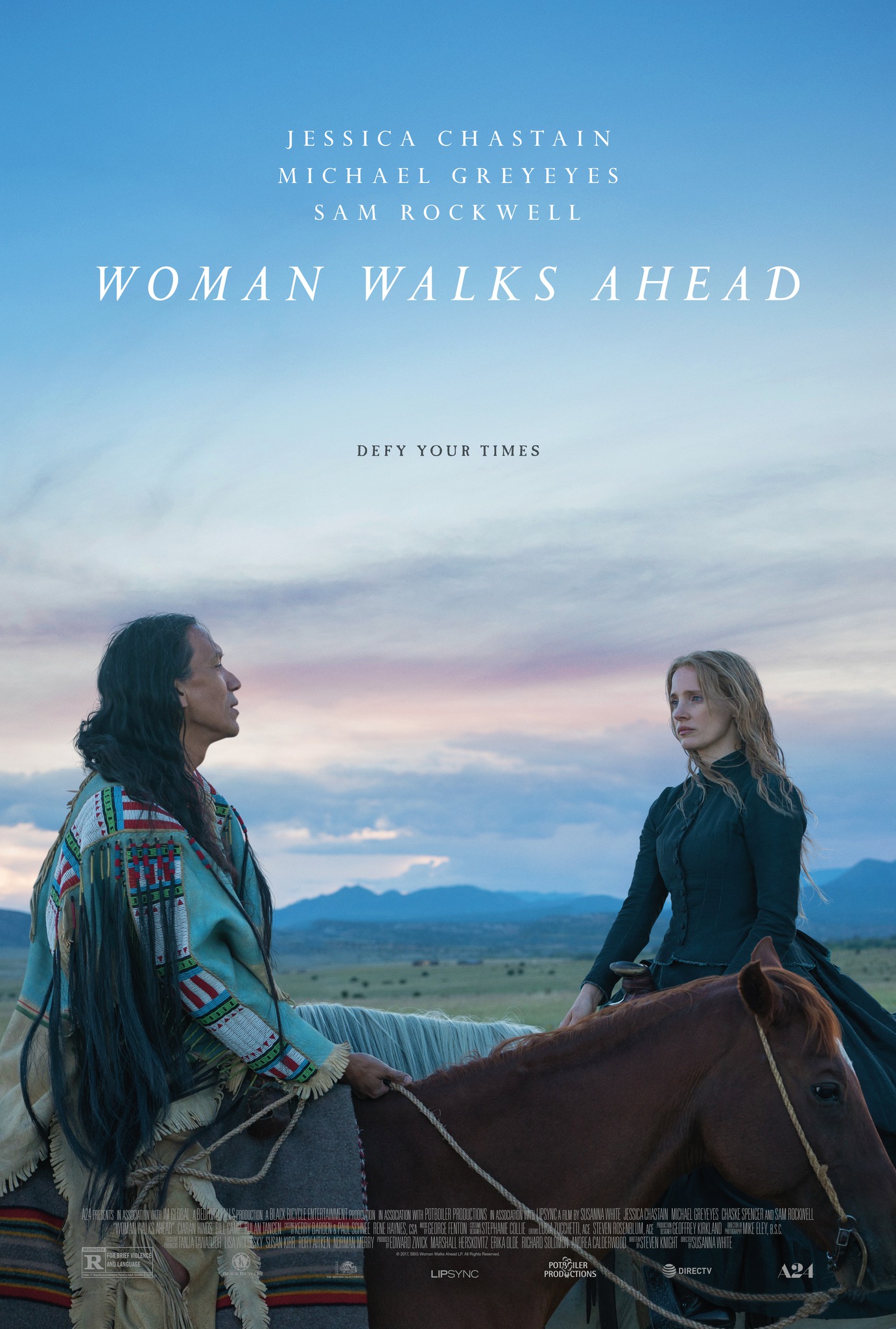 Mega Sized Movie Poster Image for Woman Walks Ahead 