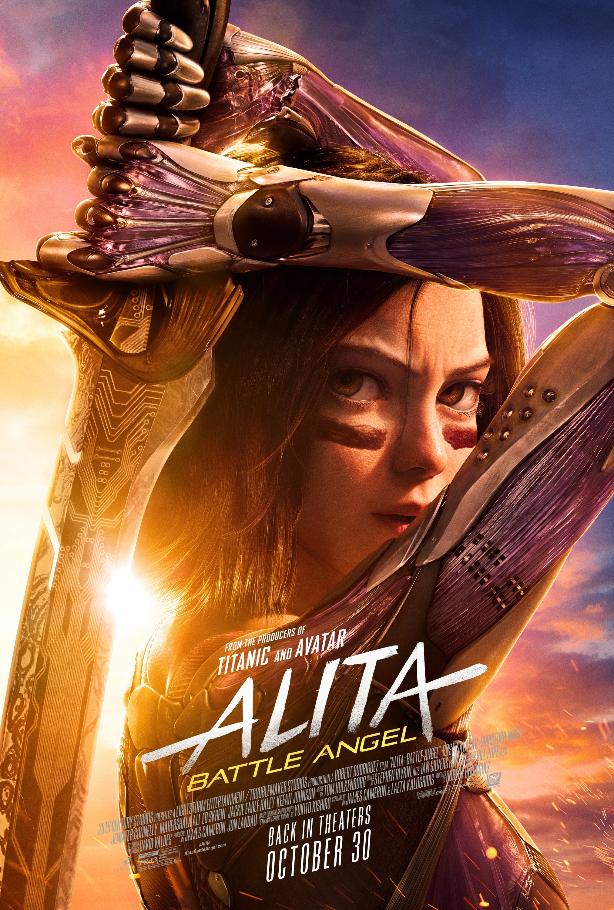 Mega Sized Movie Poster Image for Alita: Battle Angel (#31 of 31)
