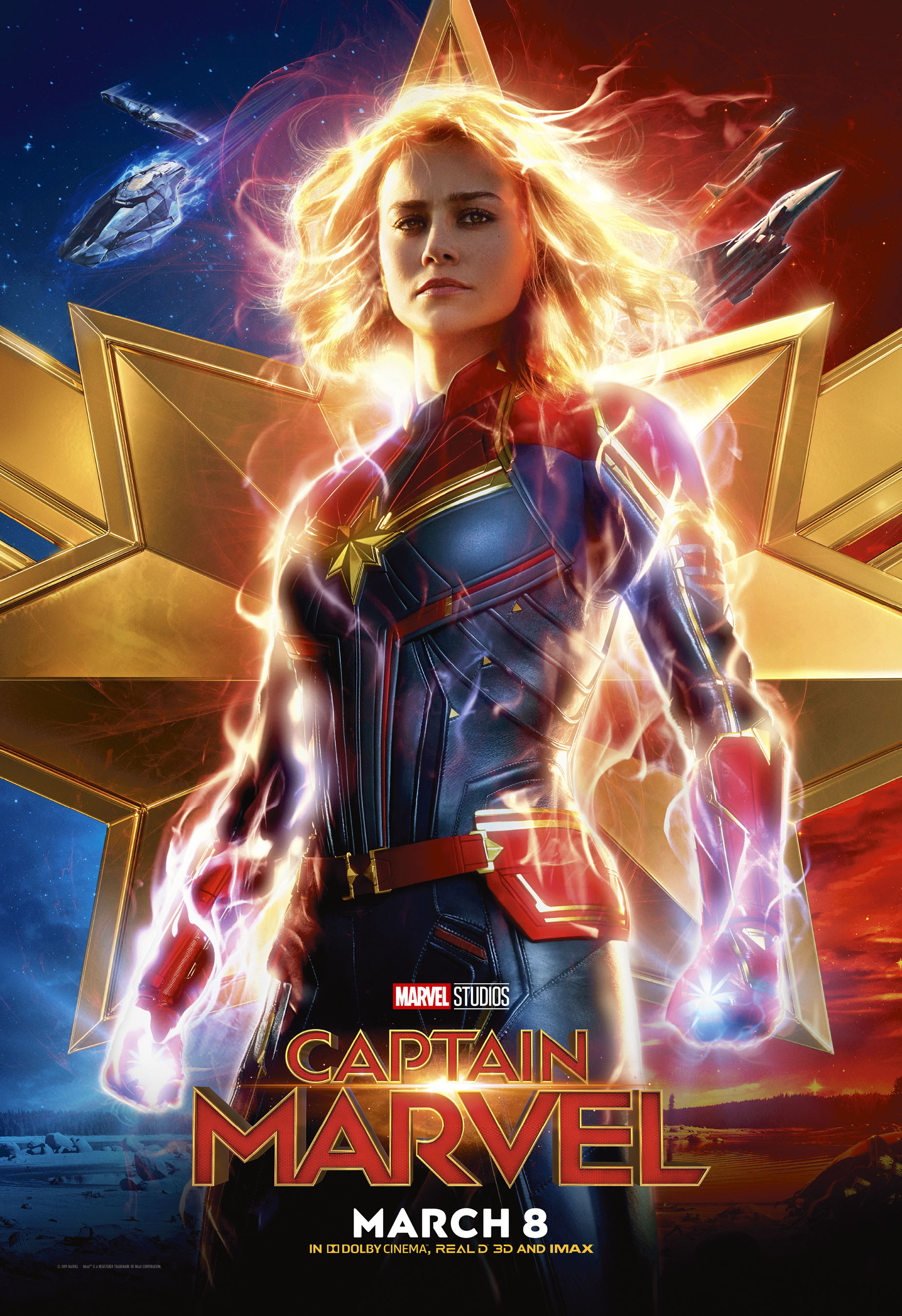 Mega Sized Movie Poster Image for Captain Marvel (#22 of 25)