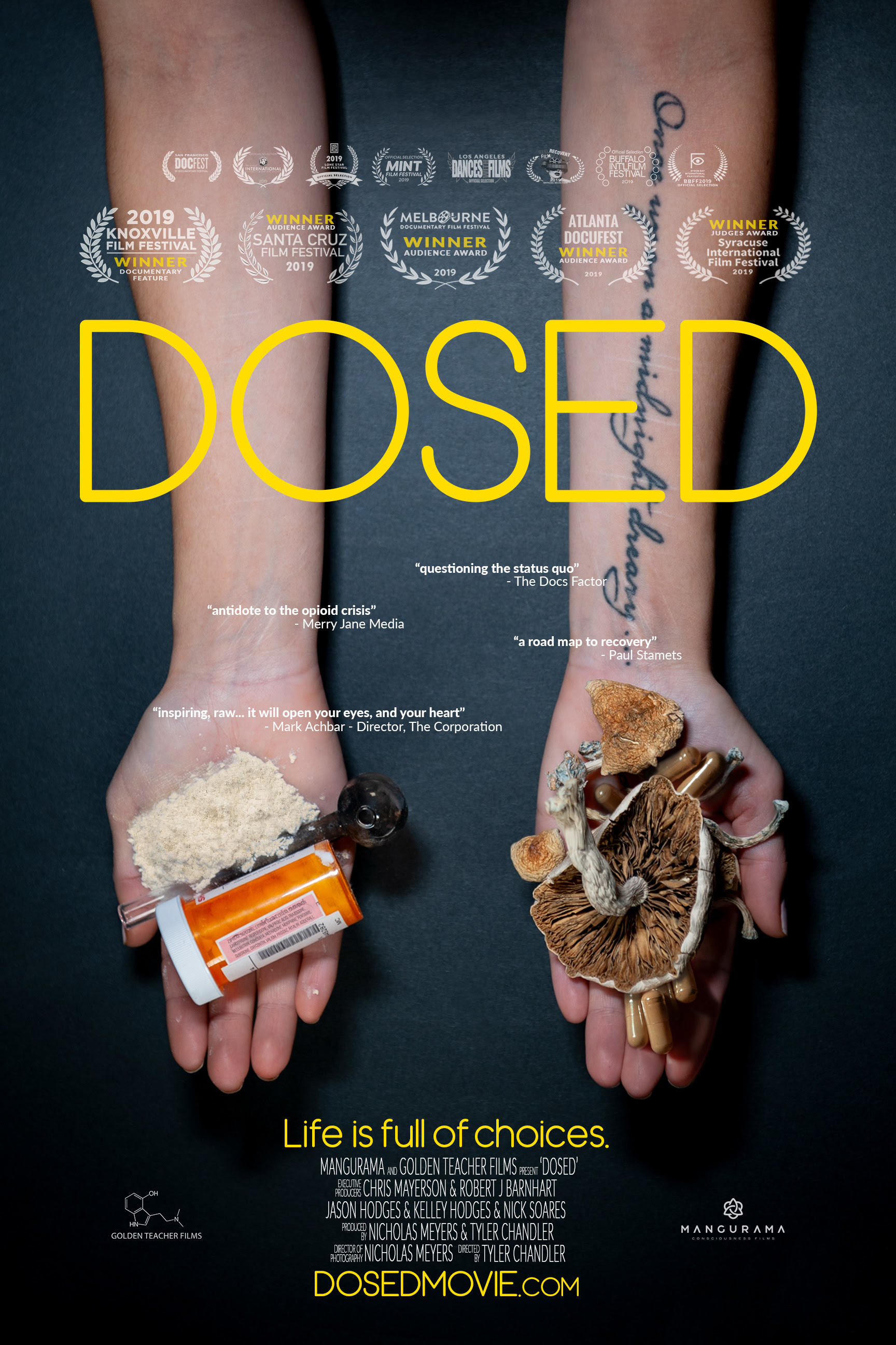 Mega Sized Movie Poster Image for DOSED 