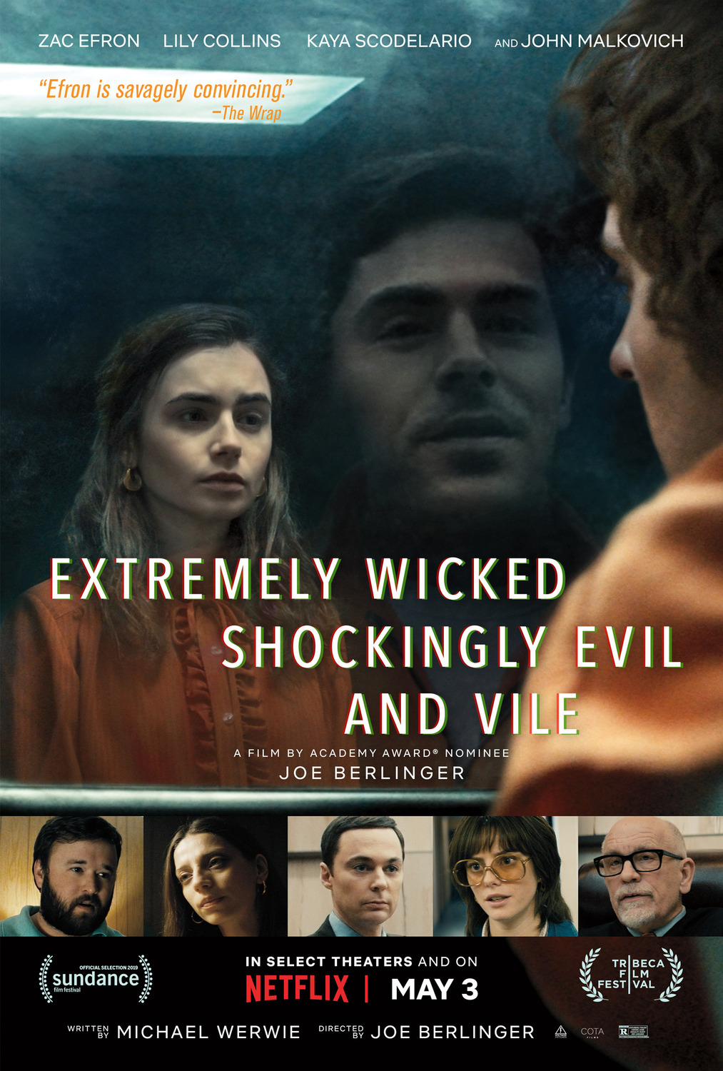 Extra Large Movie Poster Image for Extremely Wicked, Shockingly Evil, and Vile (#2 of 6)