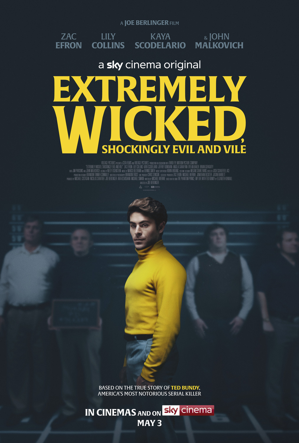 Extra Large Movie Poster Image for Extremely Wicked, Shockingly Evil, and Vile (#3 of 6)