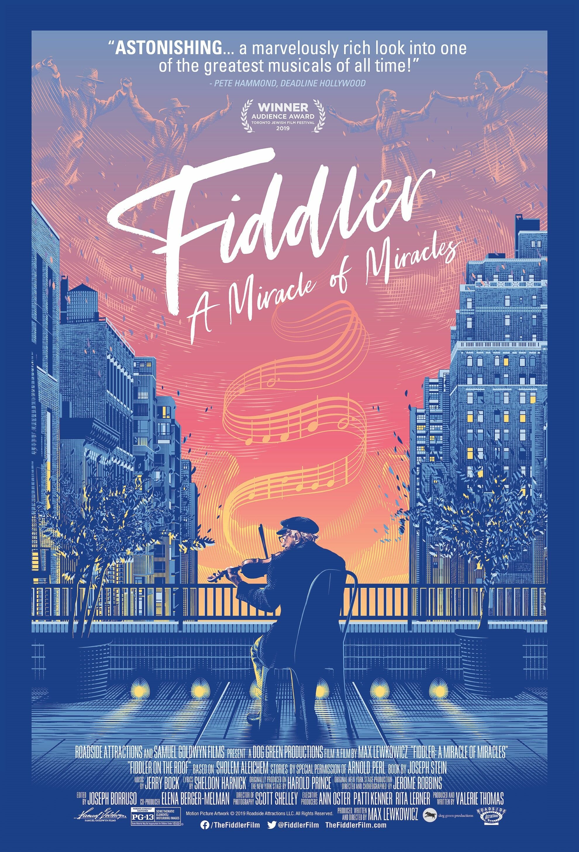 Mega Sized Movie Poster Image for Fiddler: A Miracle of Miracles 