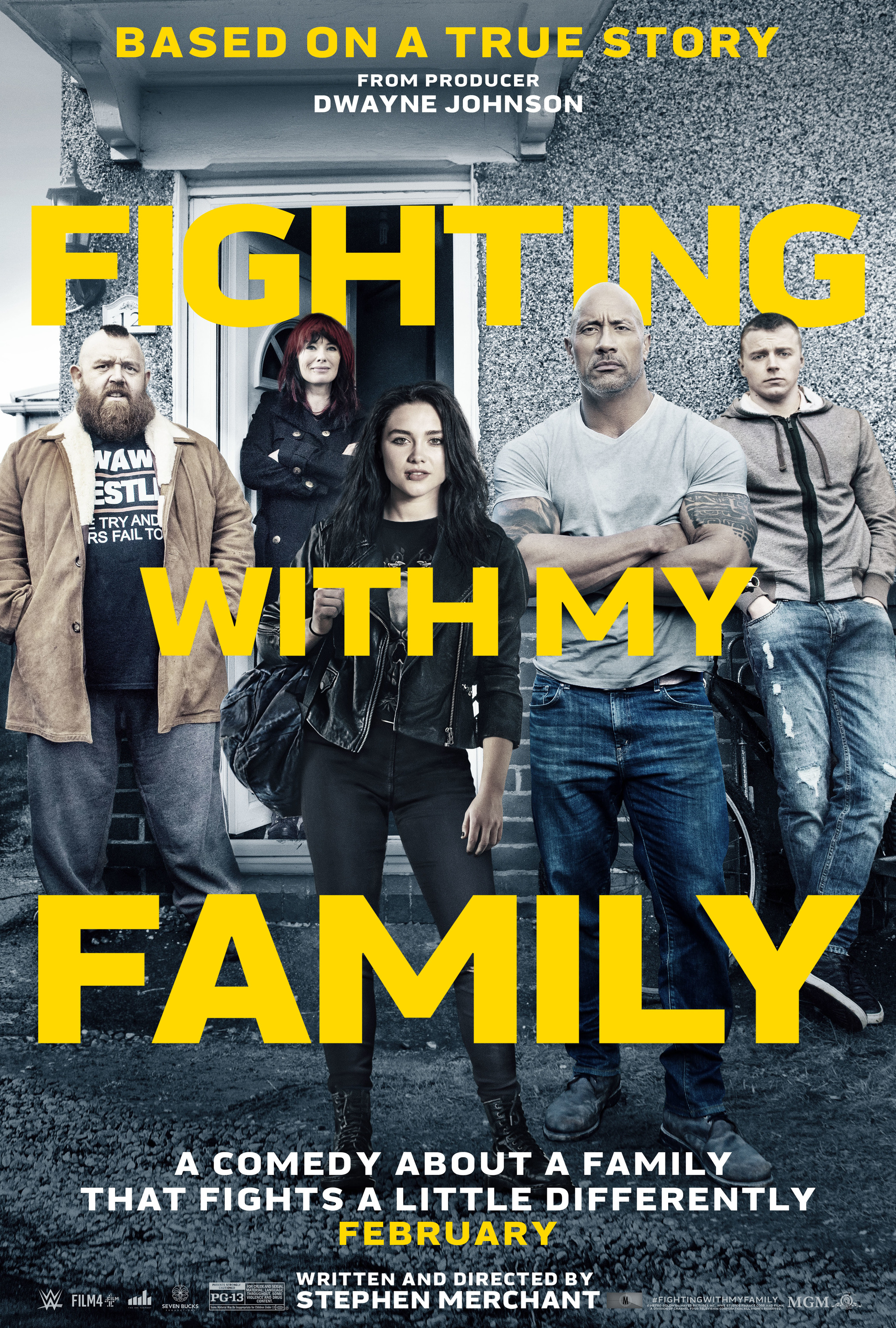 Mega Sized Movie Poster Image for Fighting with My Family (#1 of 3)