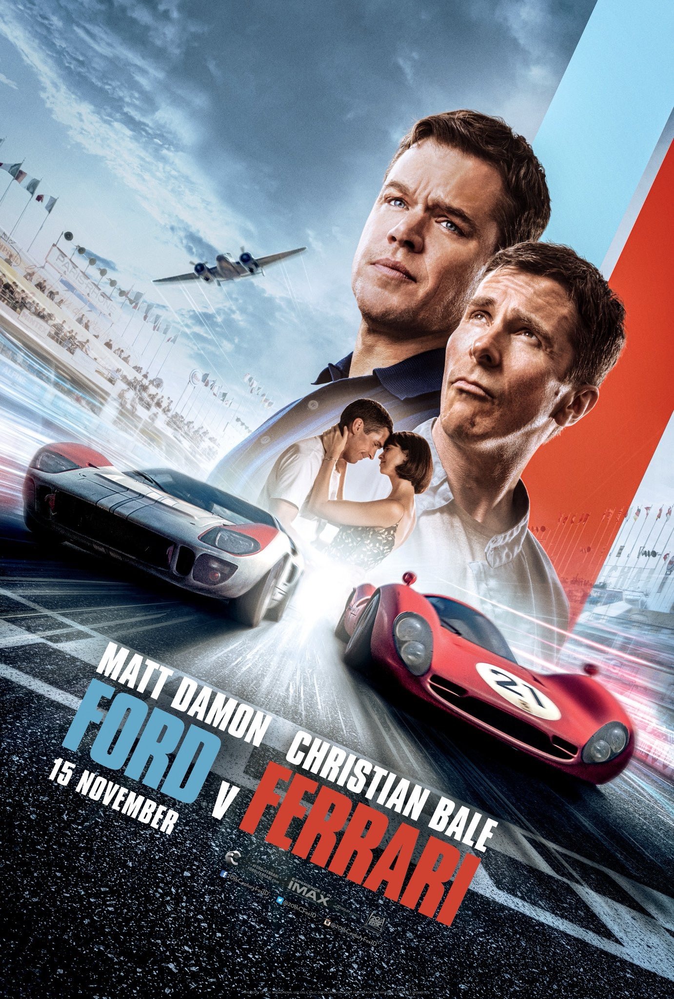 Mega Sized Movie Poster Image for Ford v. Ferrari (#5 of 11)