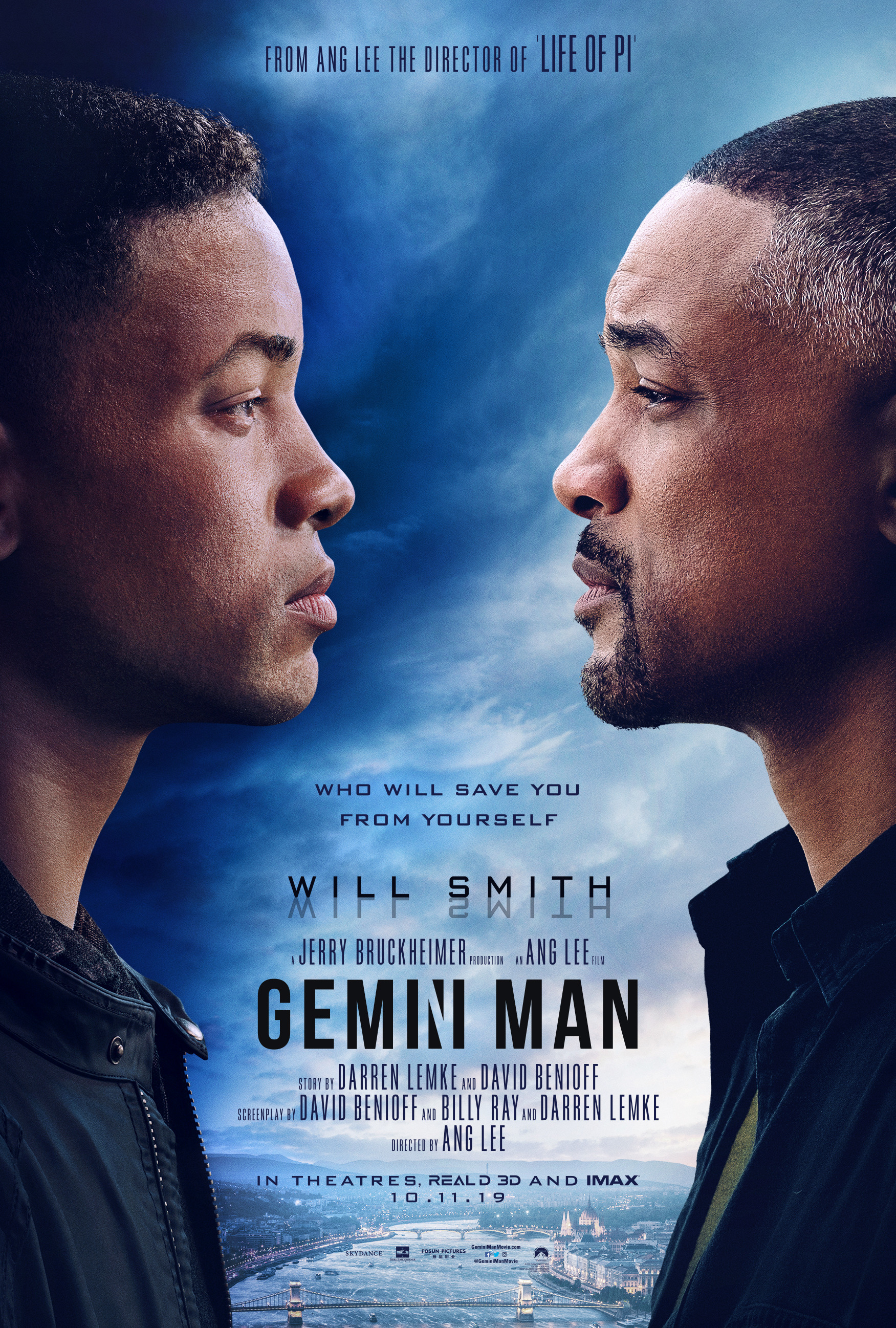 Mega Sized Movie Poster Image for Gemini Man (#1 of 9)