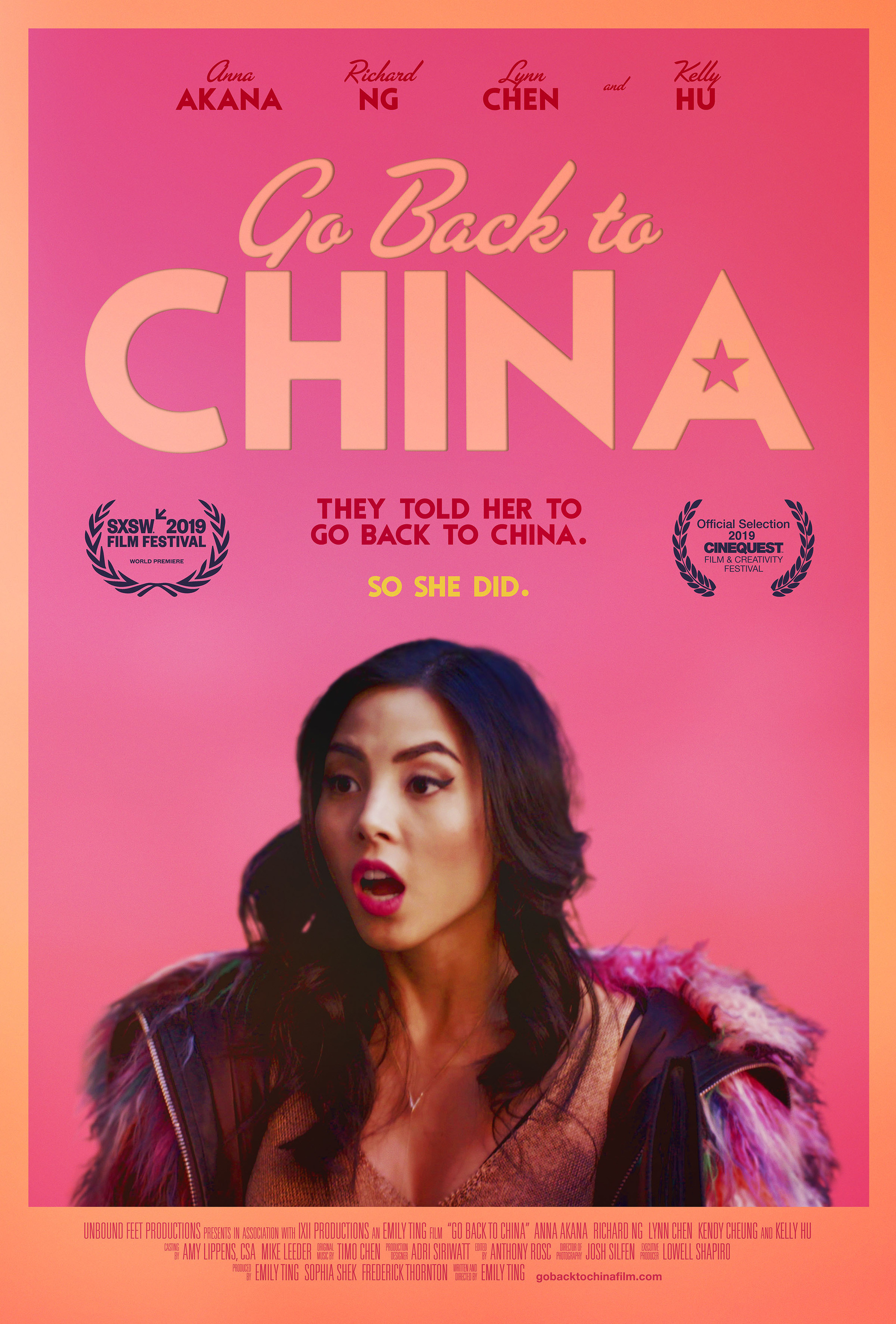 Mega Sized Movie Poster Image for Go Back to China 