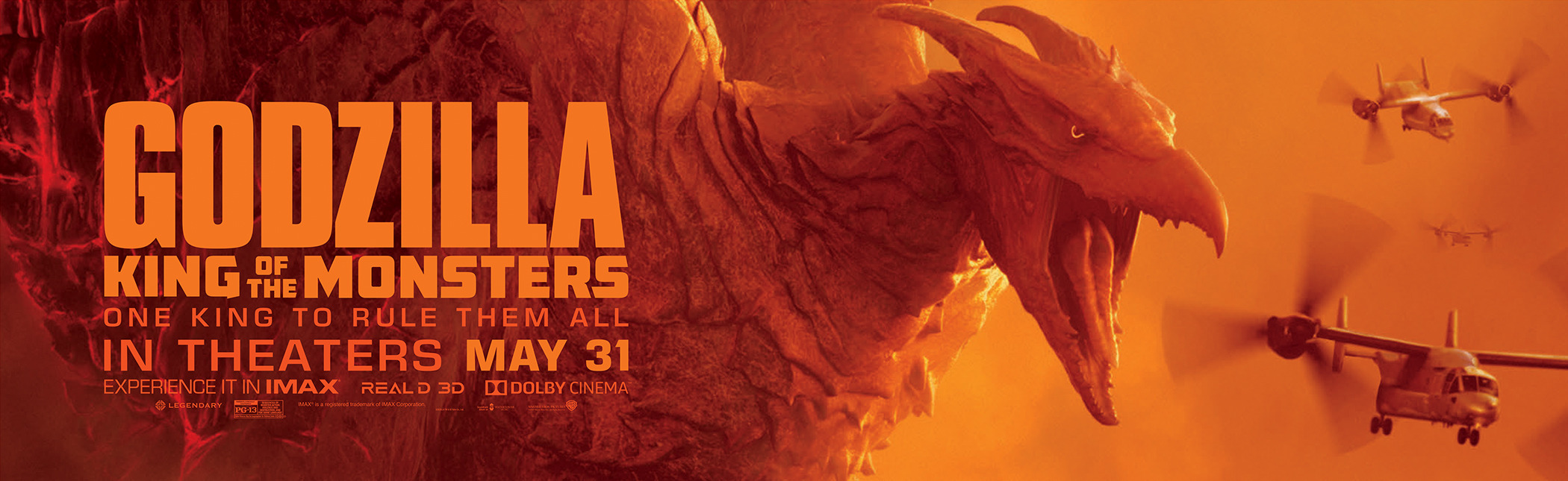 Mega Sized Movie Poster Image for Godzilla: King of the Monsters (#22 of 27)
