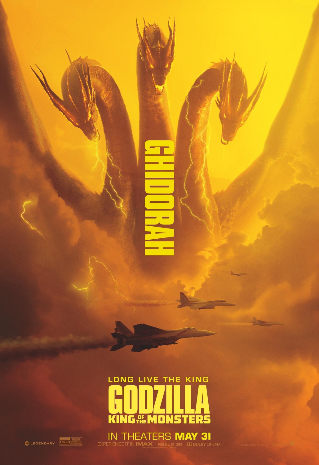 Extra Large Movie Poster Image for Godzilla: King of the Monsters (#6 of 27)