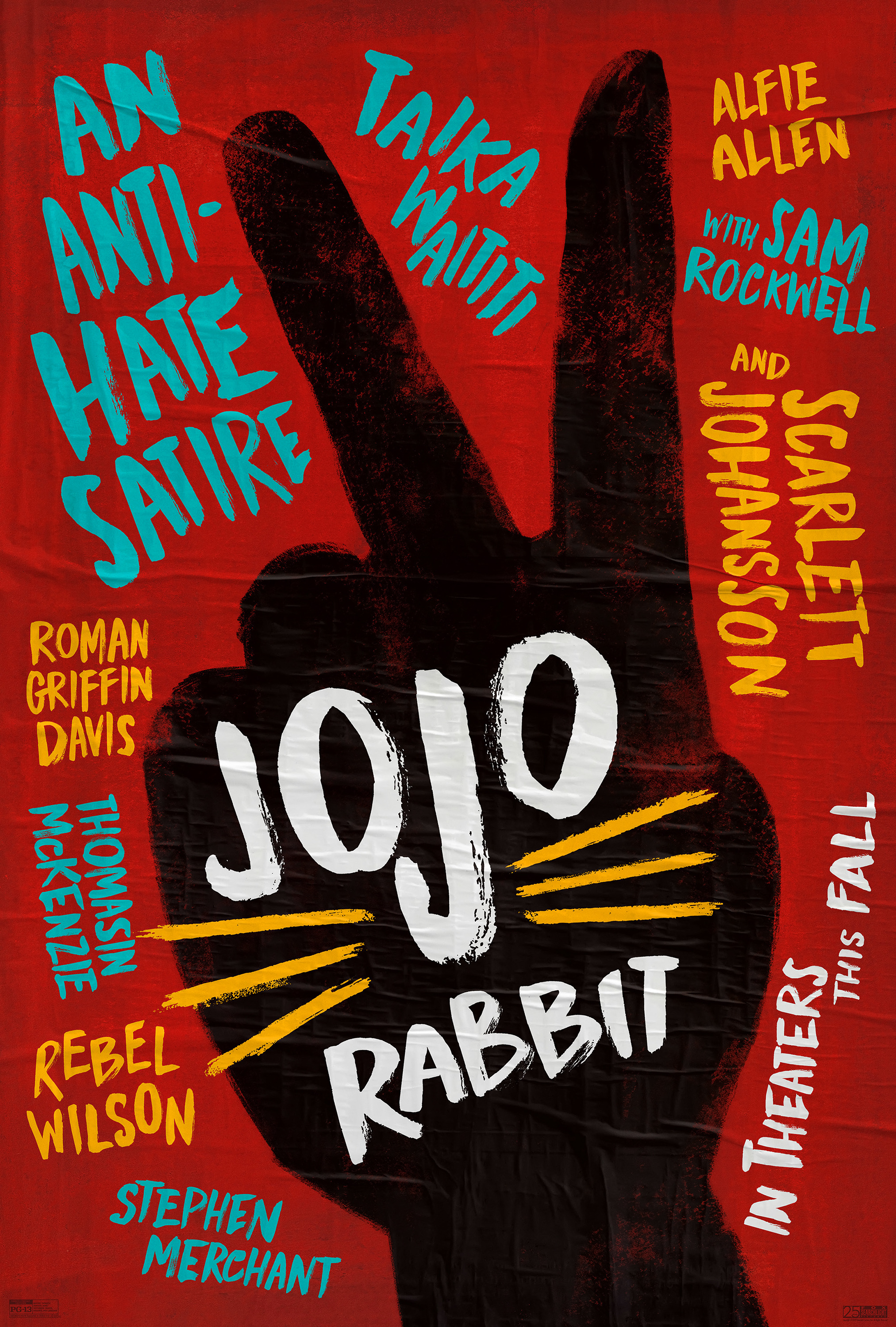 Mega Sized Movie Poster Image for Jojo Rabbit (#1 of 3)