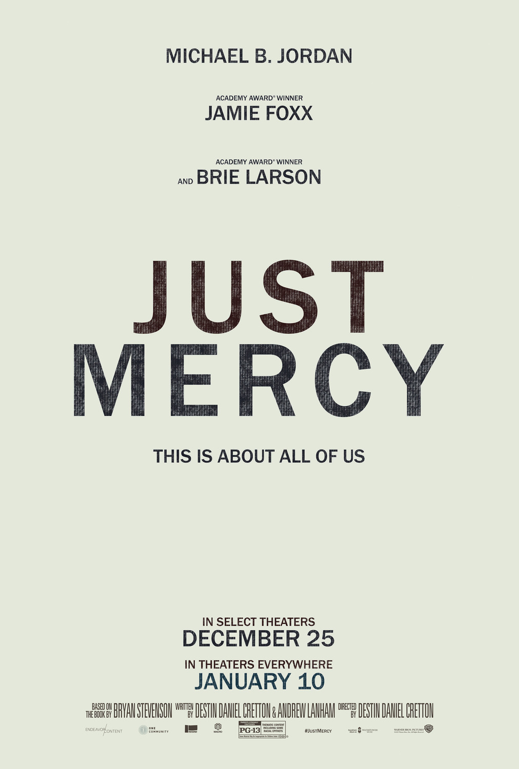 Extra Large Movie Poster Image for Just Mercy (#1 of 4)