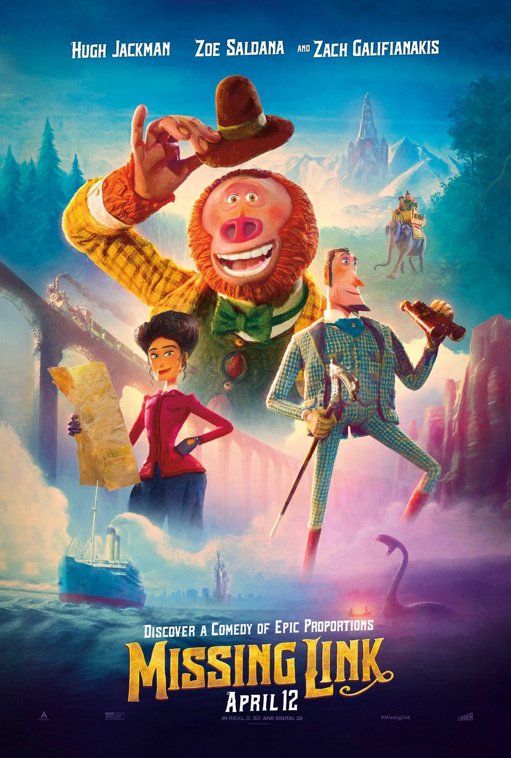 Extra Large Movie Poster Image for Missing Link (#4 of 4)
