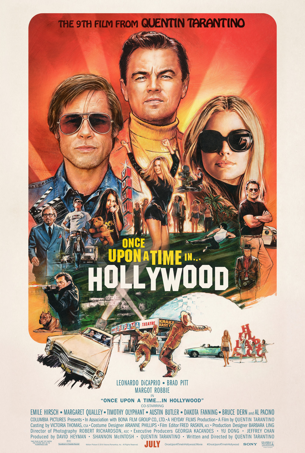Extra Large Movie Poster Image for Once Upon a Time in Hollywood (#7 of 31)