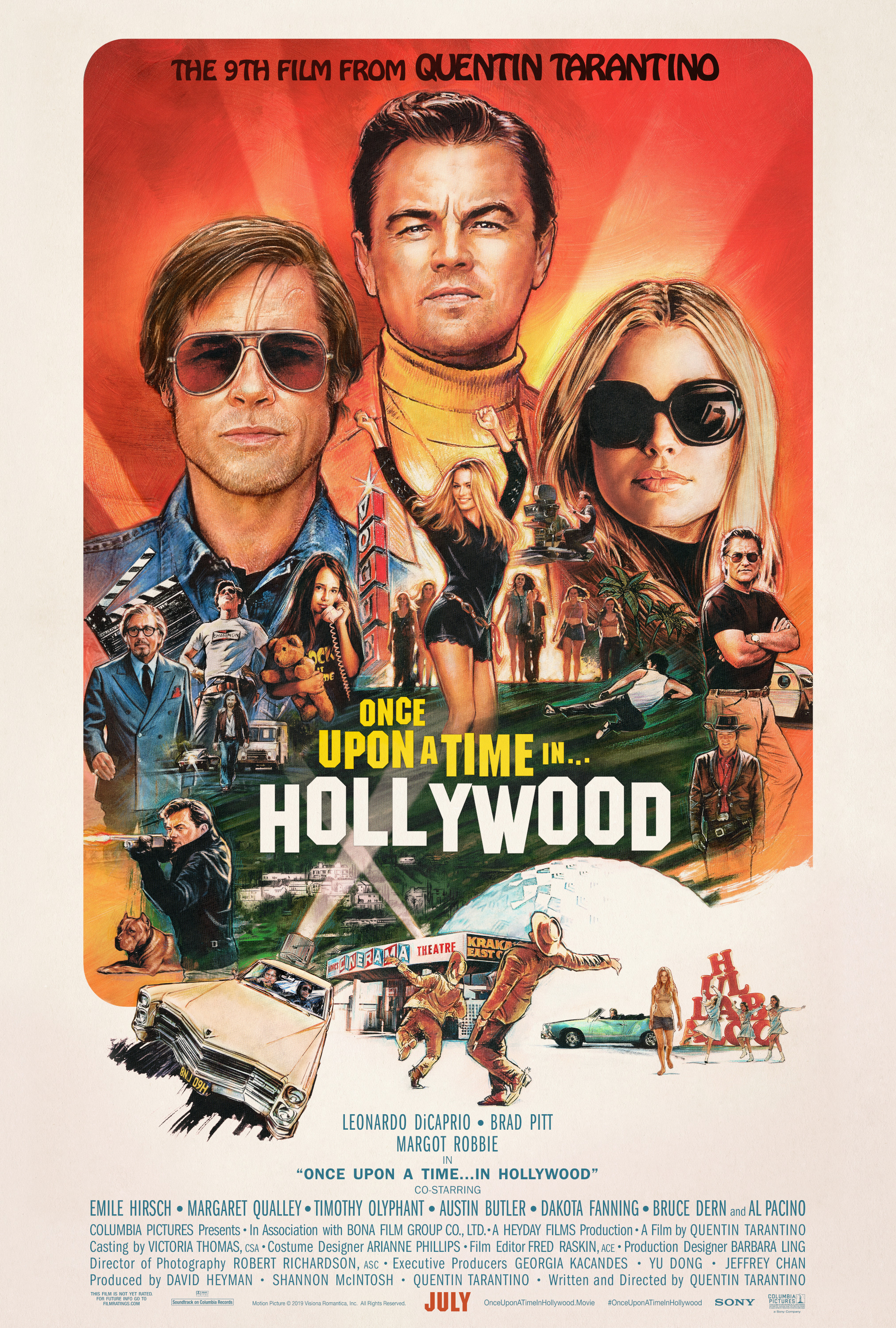 Mega Sized Movie Poster Image for Once Upon a Time in Hollywood (#7 of 31)