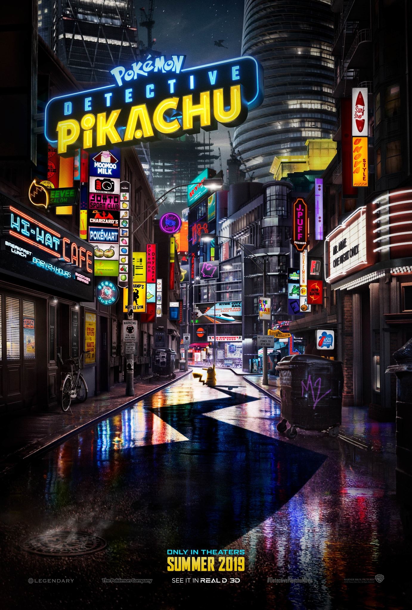 Mega Sized Movie Poster Image for Pokémon Detective Pikachu (#1 of 26)