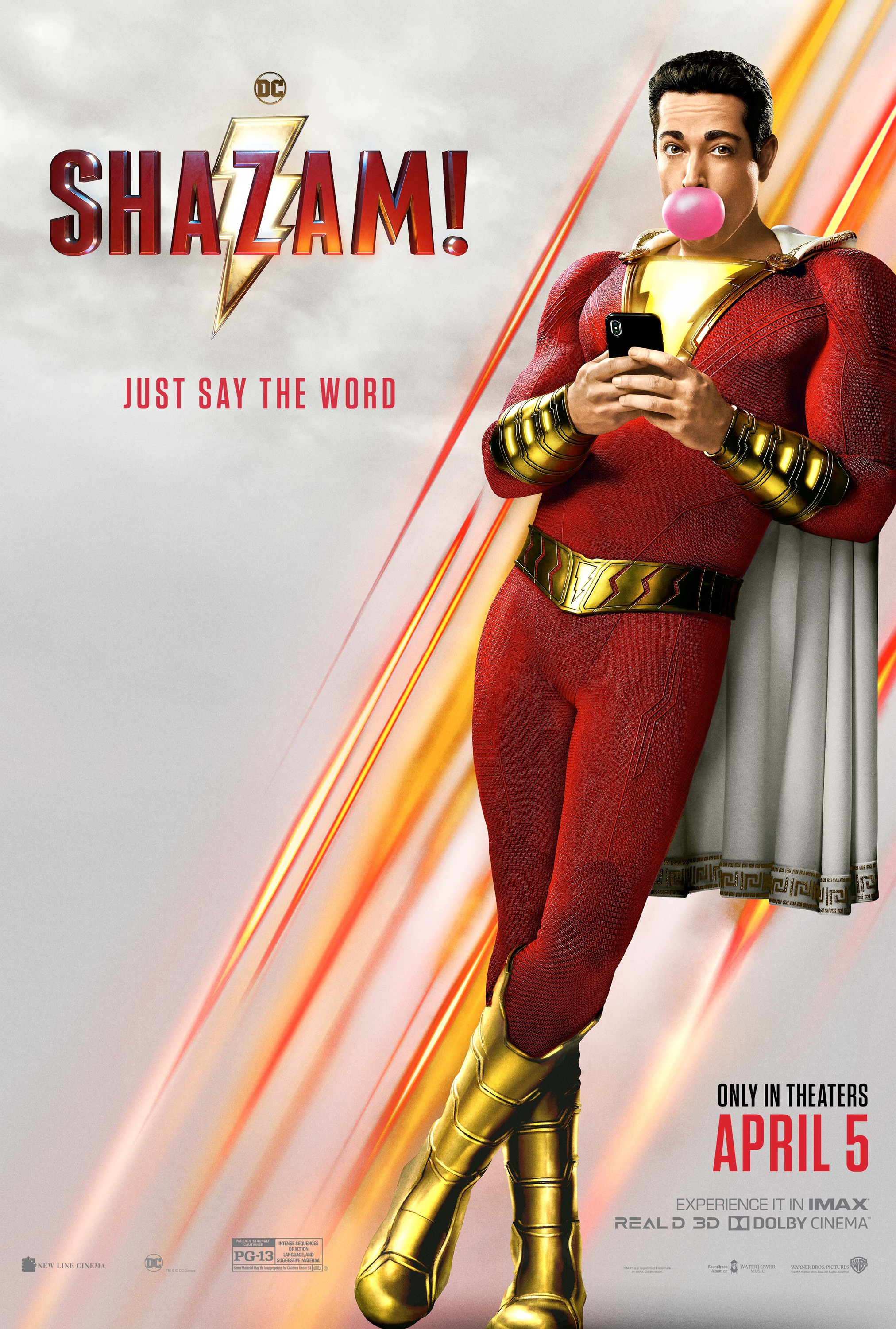 Mega Sized Movie Poster Image for Shazam! (#10 of 10)