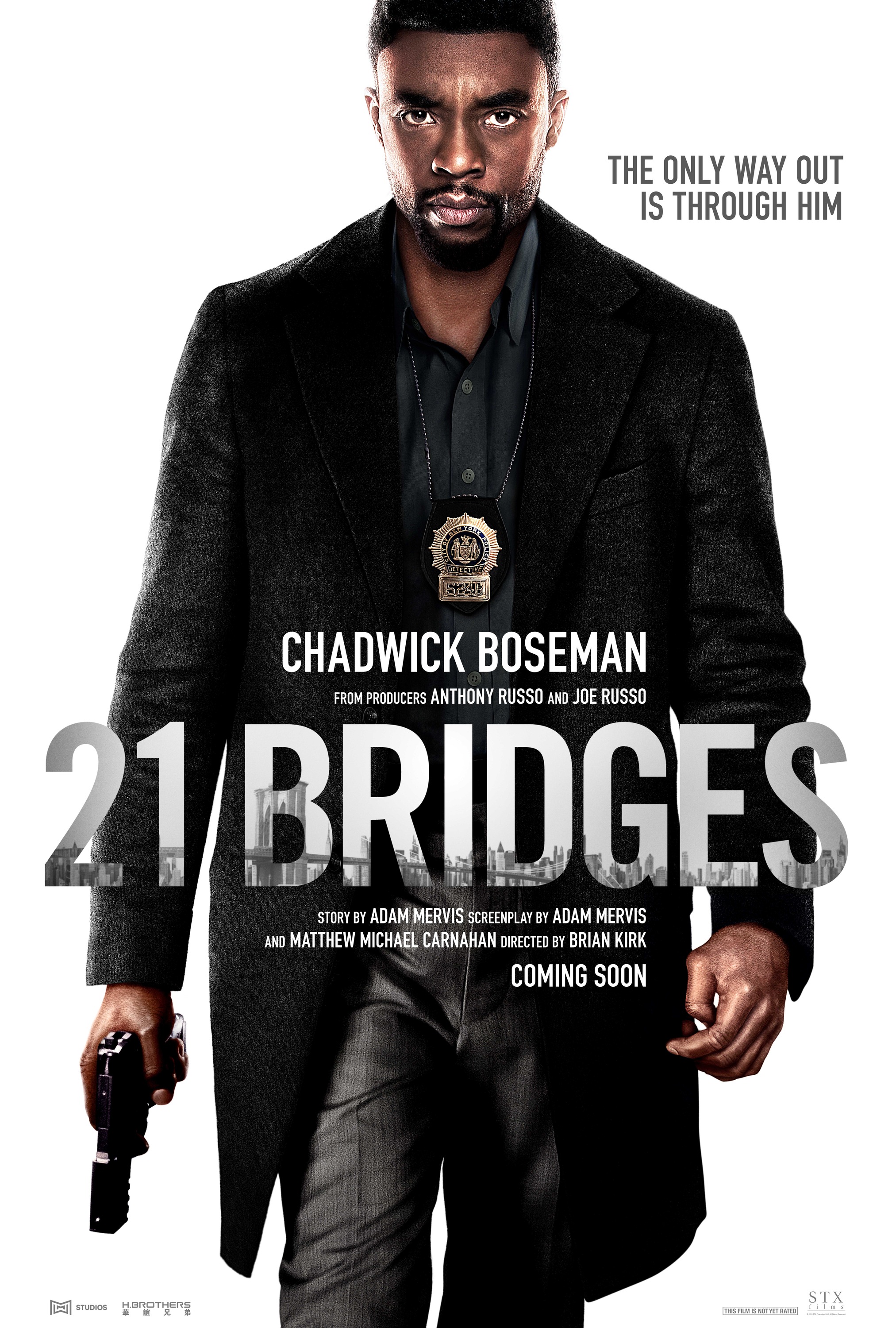 Mega Sized Movie Poster Image for 21 Bridges (#2 of 3)