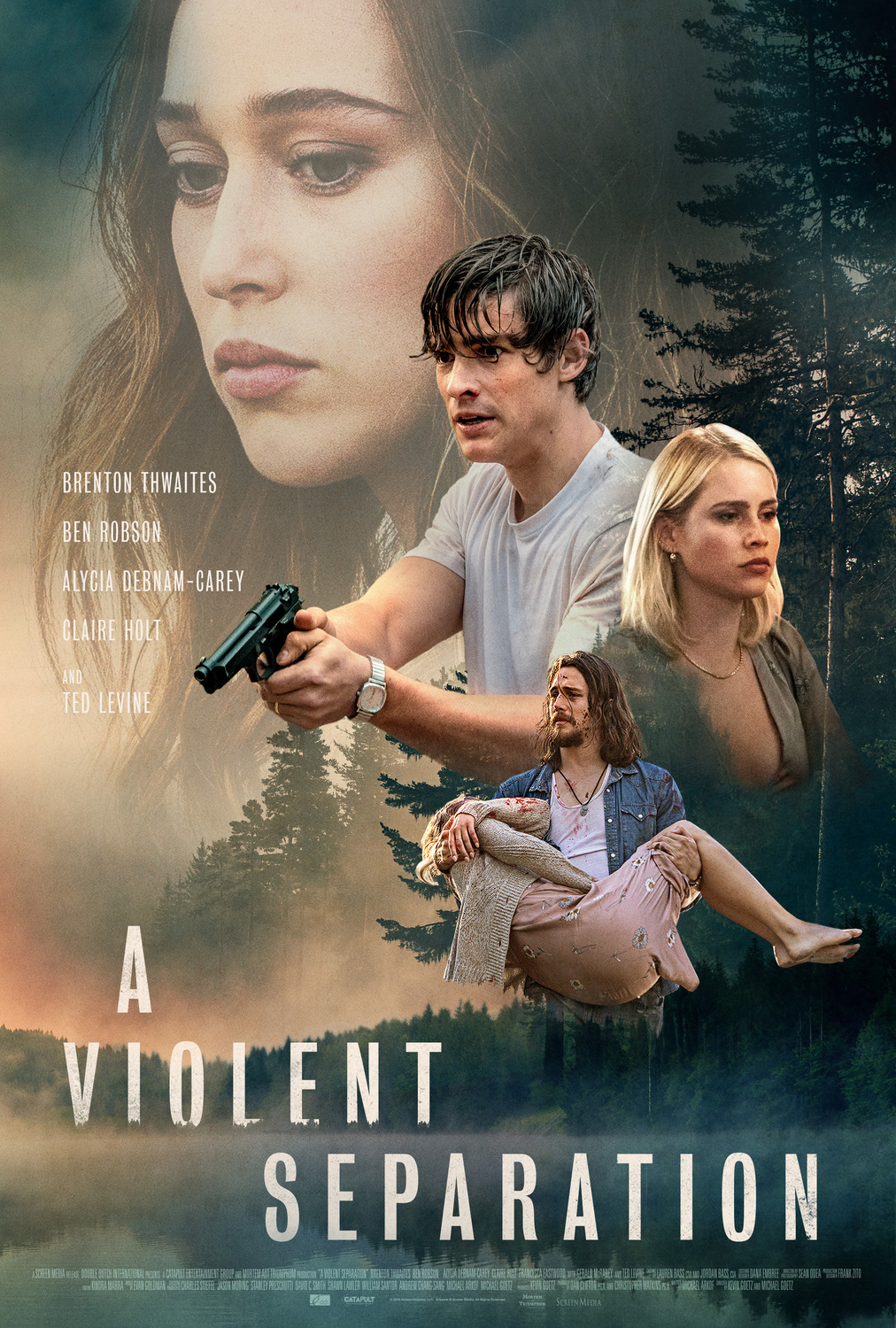 Extra Large Movie Poster Image for A Violent Separation 