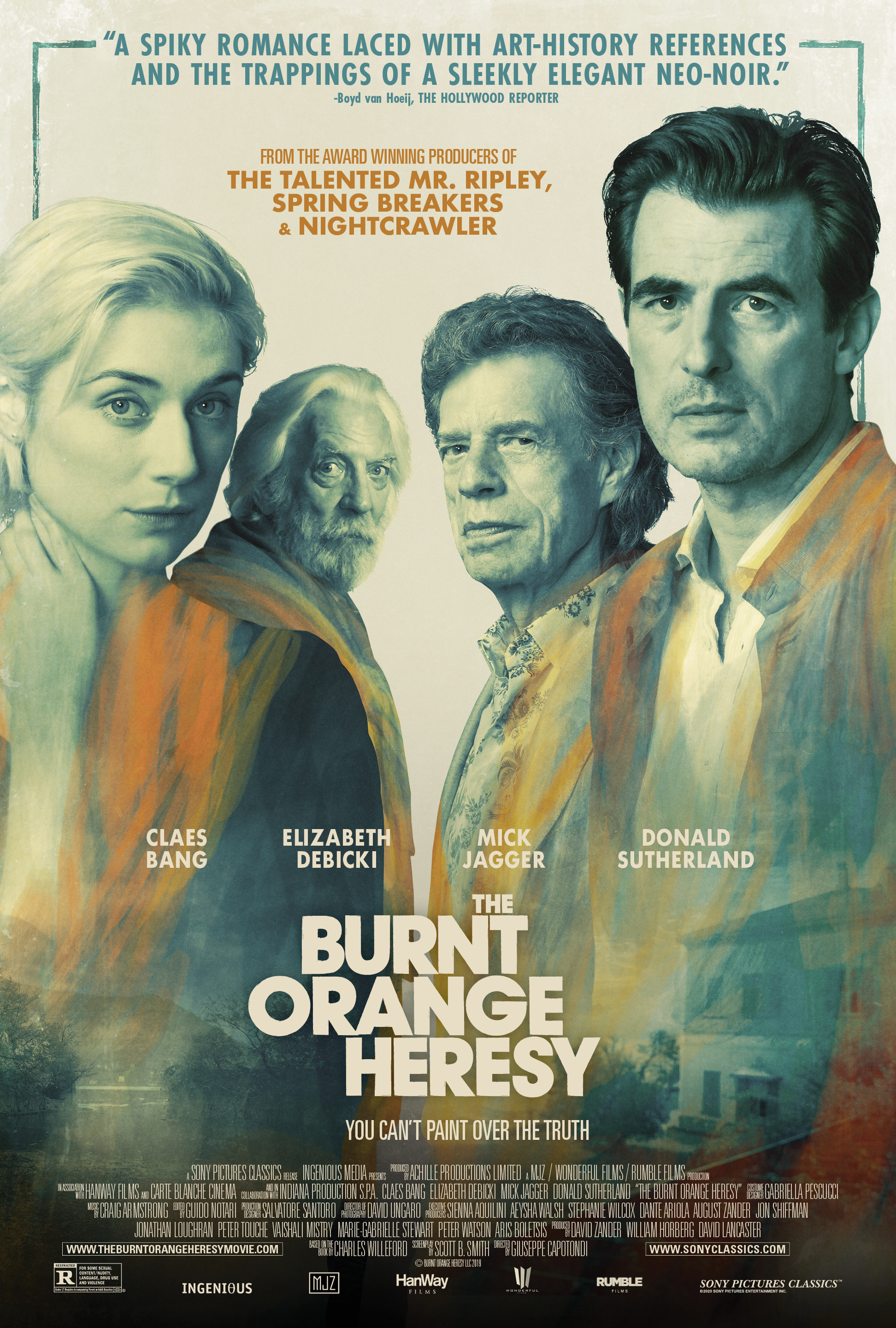 Mega Sized Movie Poster Image for The Burnt Orange Heresy (#1 of 2)