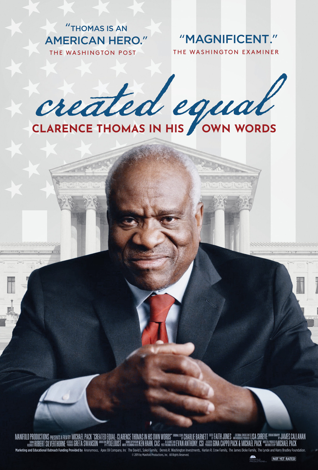 Extra Large Movie Poster Image for Created Equal: Clarence Thomas in His Own Words 