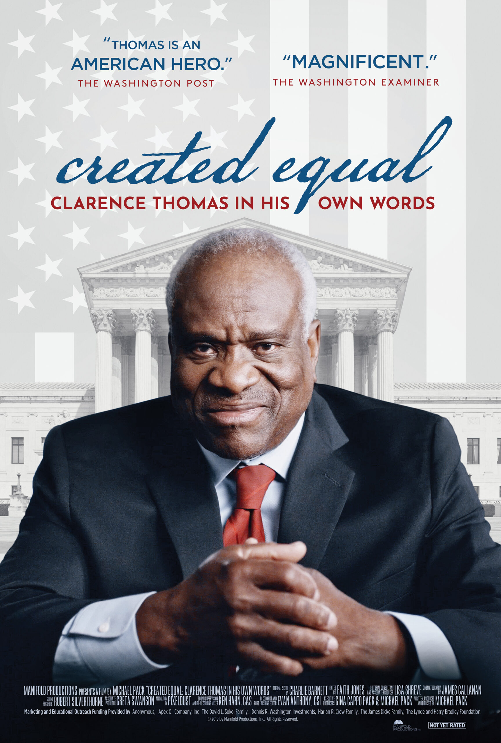 Mega Sized Movie Poster Image for Created Equal: Clarence Thomas in His Own Words 