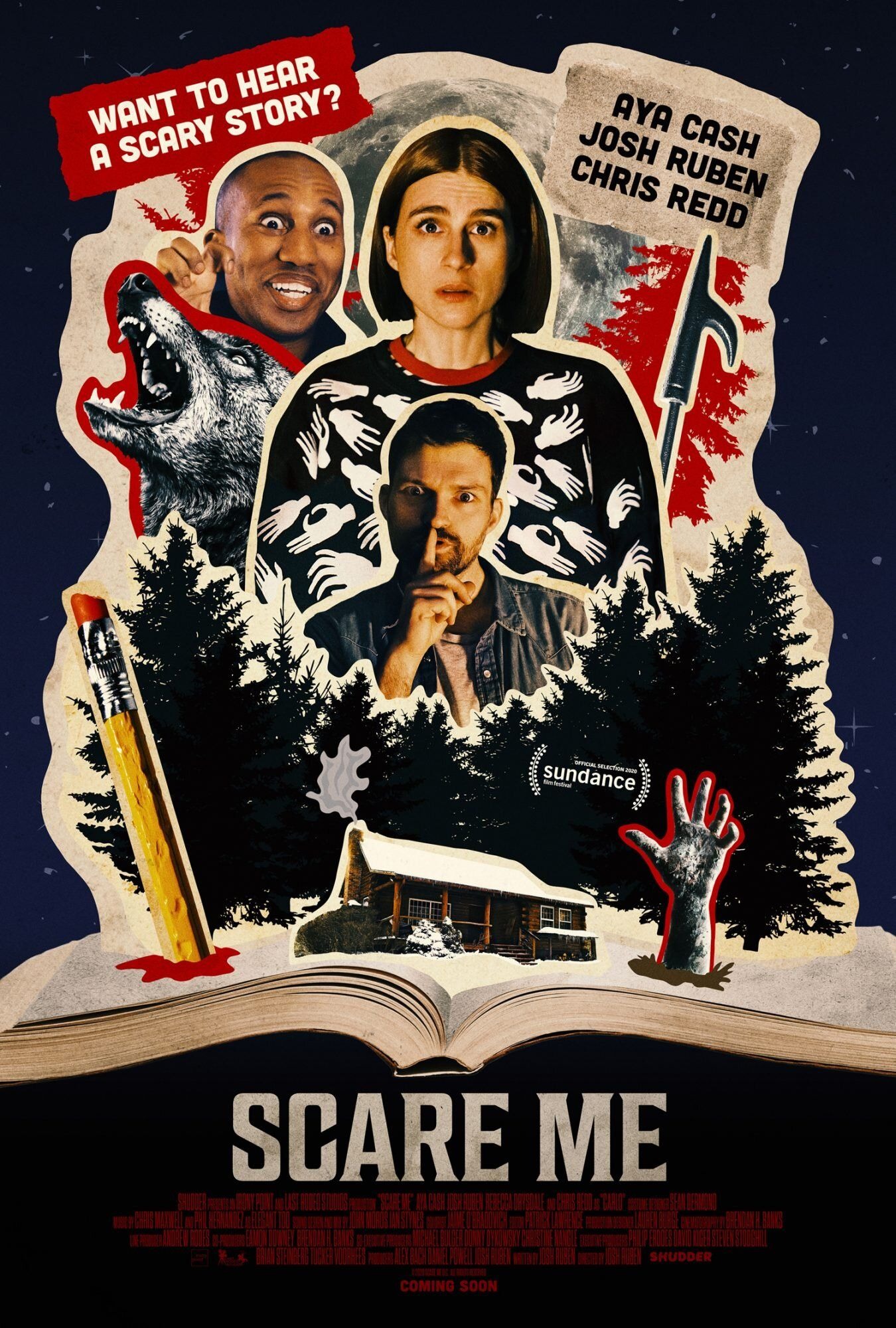 Mega Sized Movie Poster Image for Scare Me 