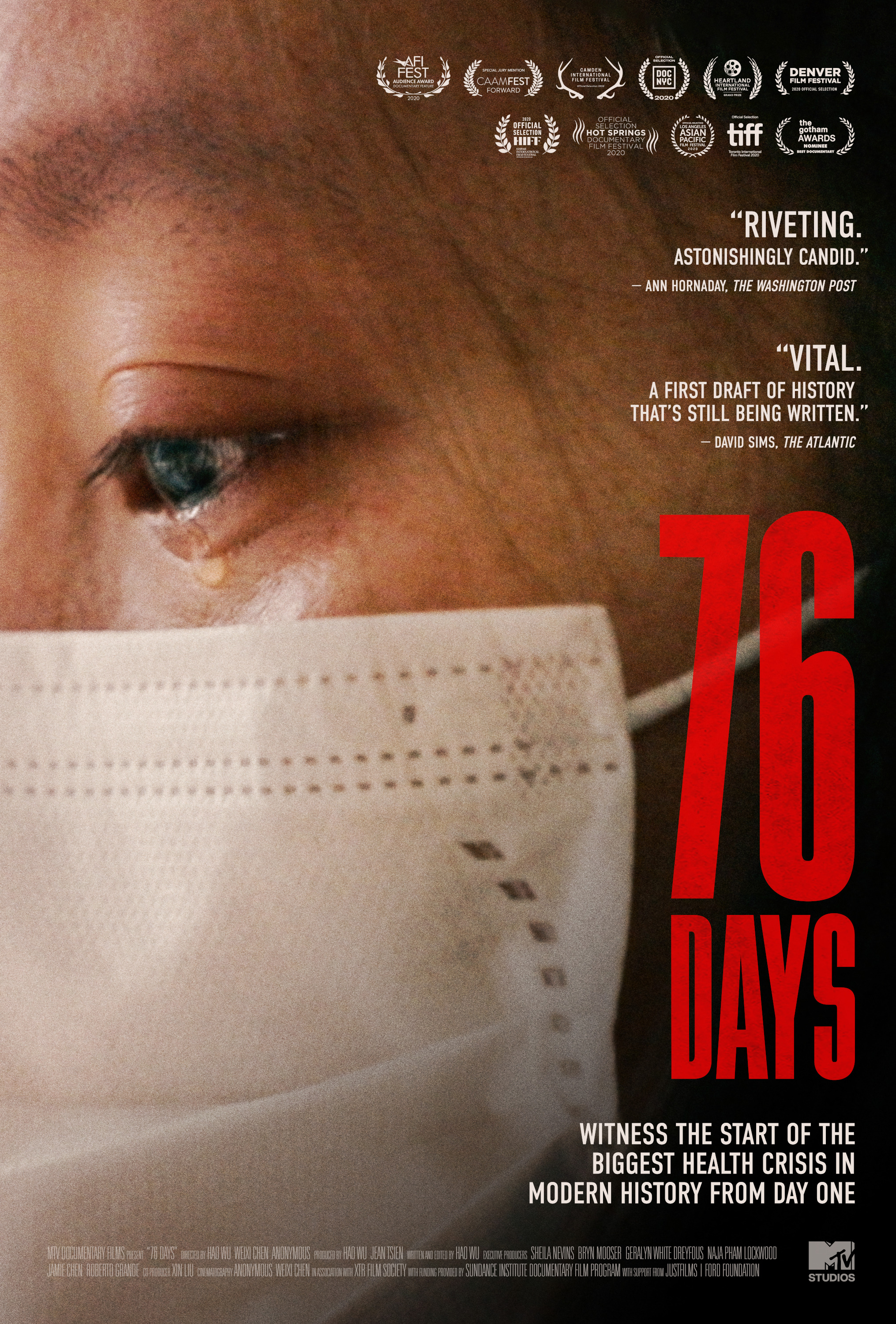 Mega Sized Movie Poster Image for 76 Days (#2 of 2)