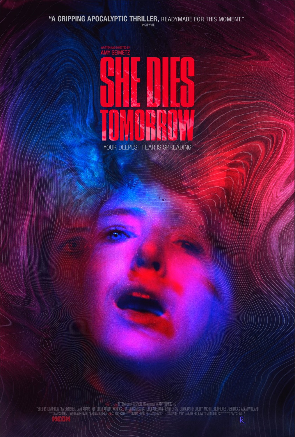 Extra Large Movie Poster Image for She Dies Tomorrow 
