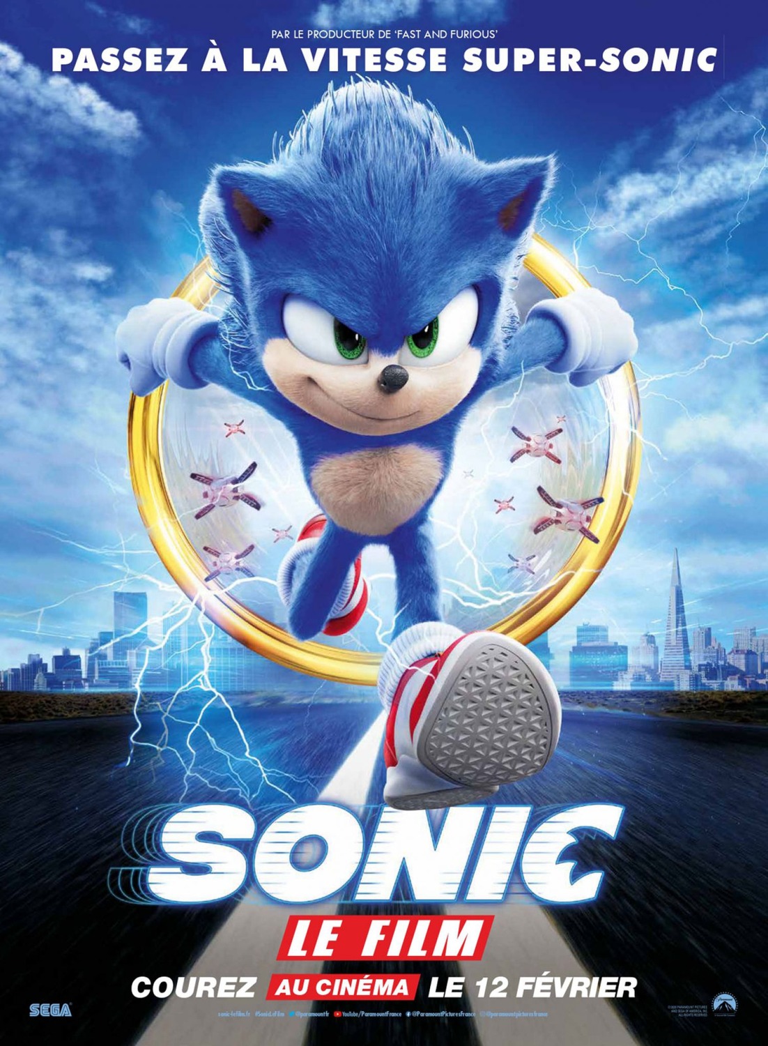 Extra Large Movie Poster Image for Sonic the Hedgehog (#20 of 28)