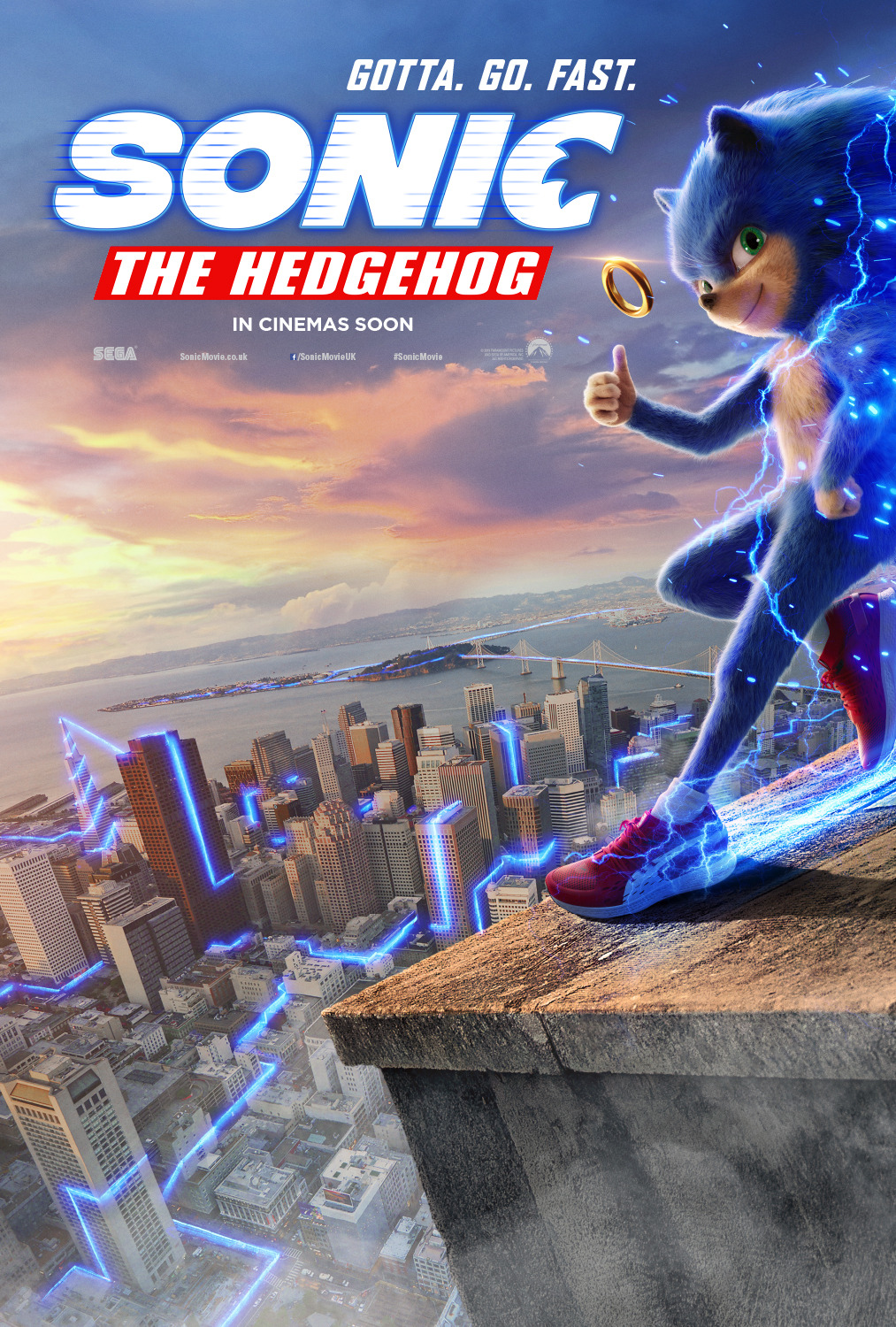 Extra Large Movie Poster Image for Sonic the Hedgehog (#3 of 28)
