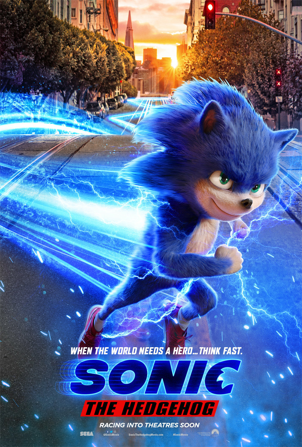 Extra Large Movie Poster Image for Sonic the Hedgehog (#4 of 28)