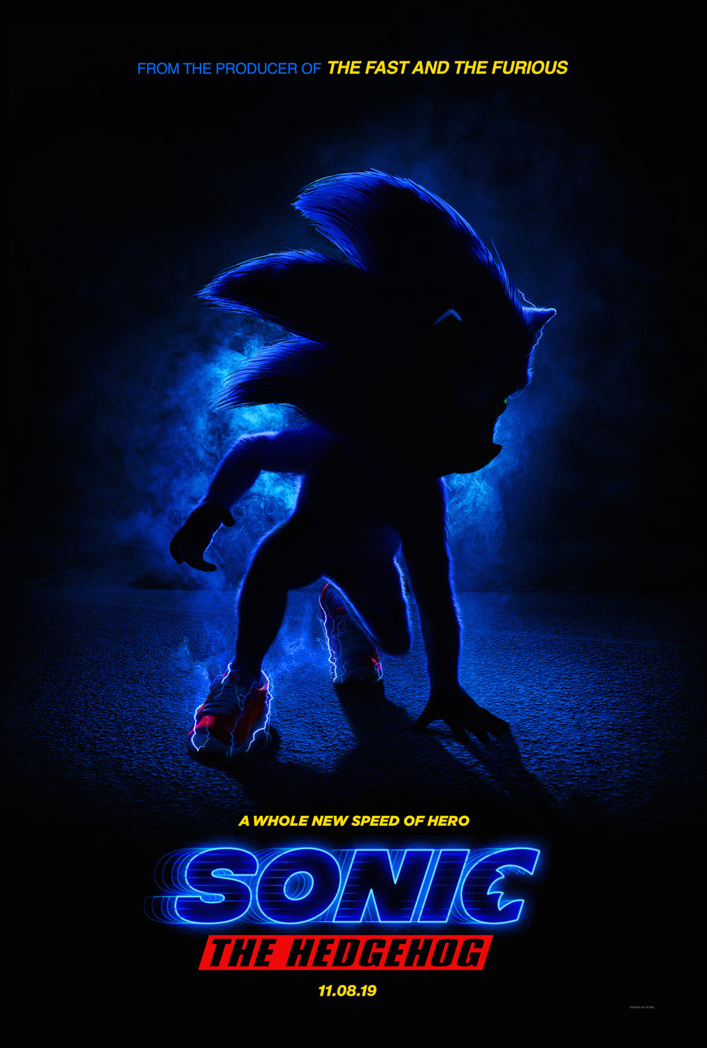 Extra Large Movie Poster Image for Sonic the Hedgehog (#1 of 28)