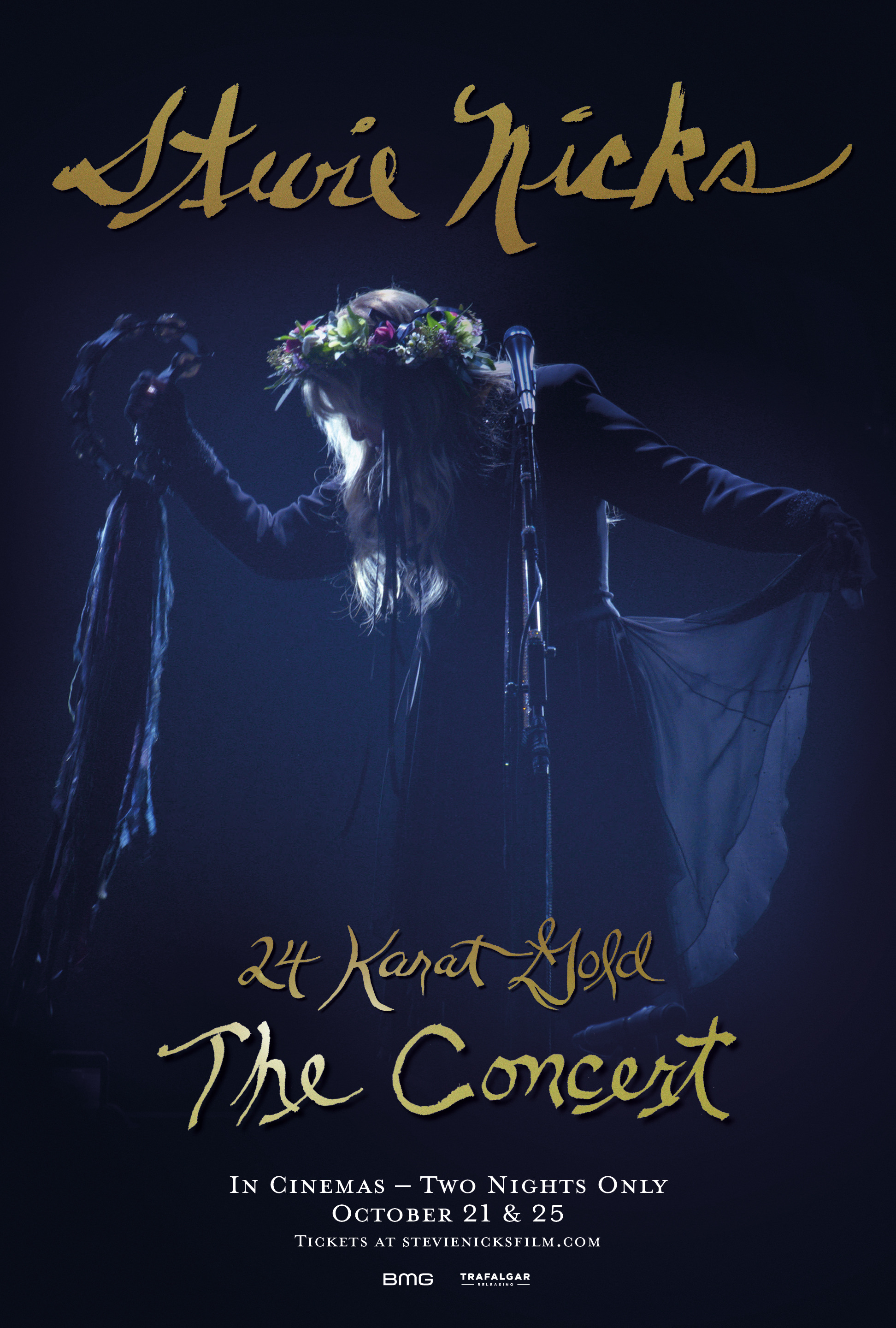 Mega Sized Movie Poster Image for Stevie Nicks 24 Karat Gold the Concert 