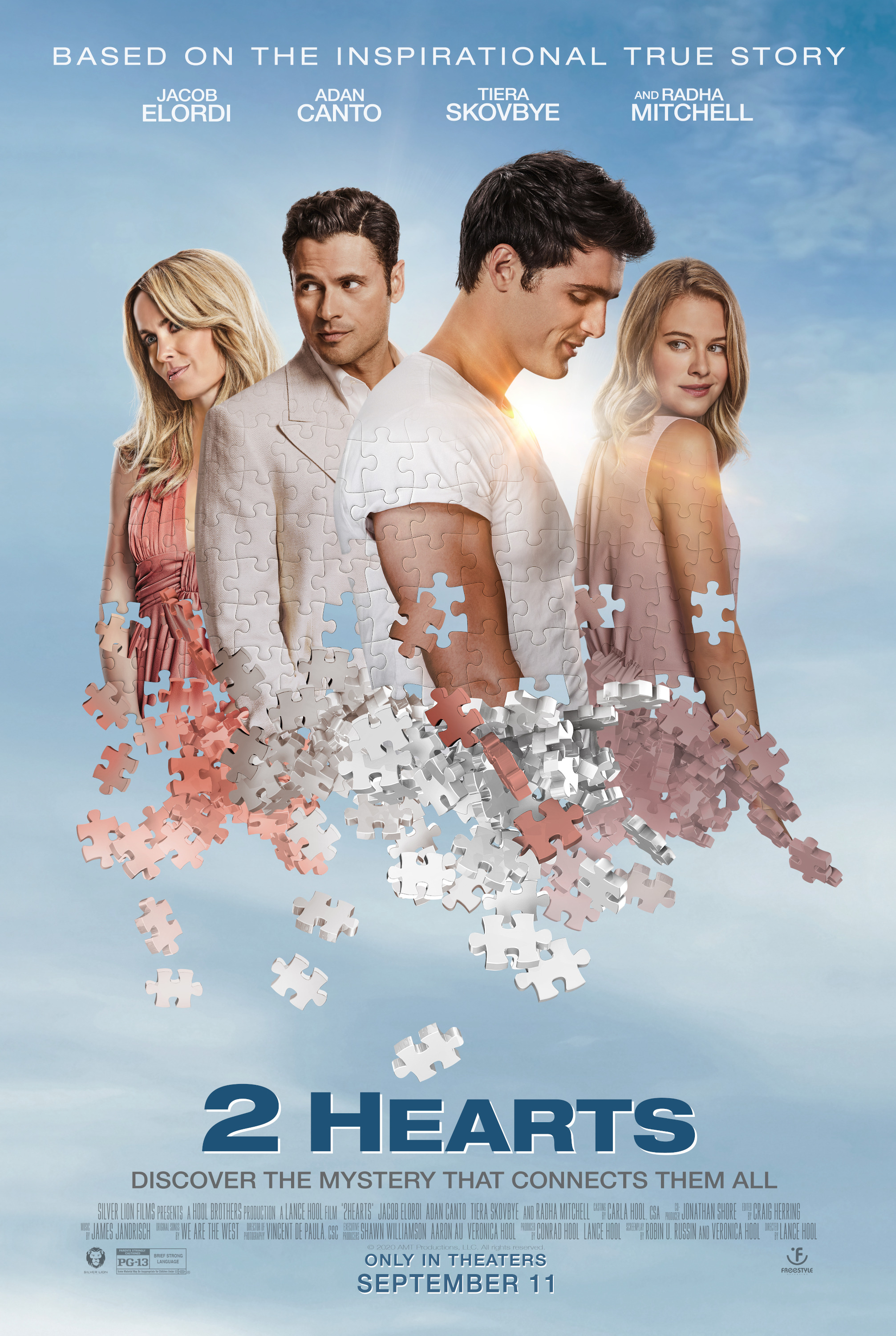 Mega Sized Movie Poster Image for 2 Hearts 