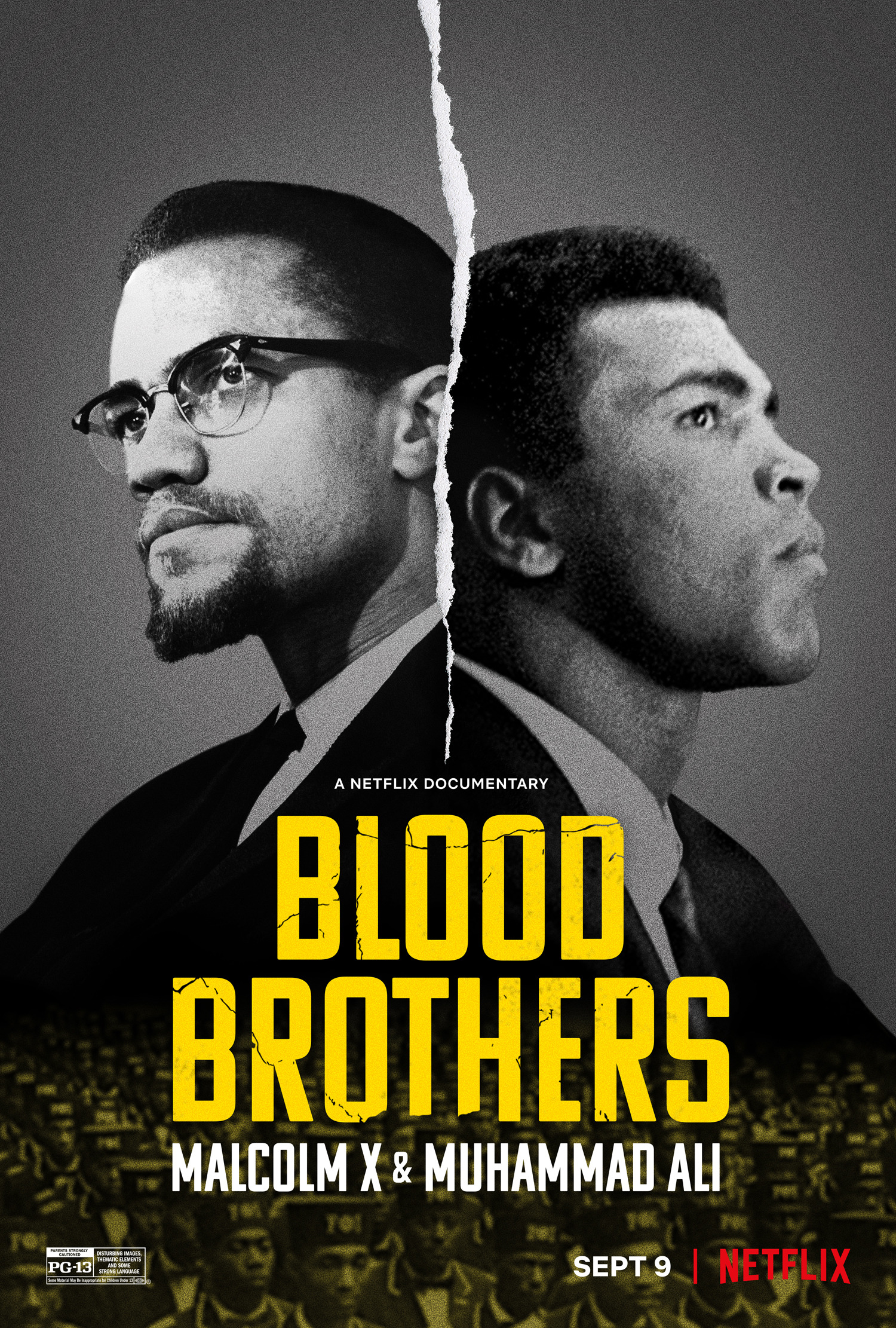 Mega Sized Movie Poster Image for Blood Brothers: Malcolm X & Muhammad Ali 