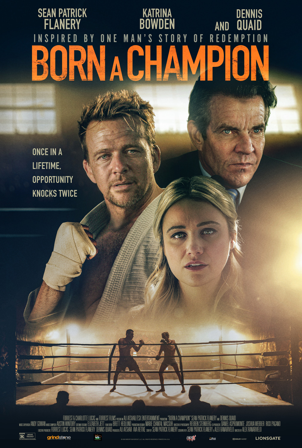 Extra Large Movie Poster Image for Born a Champion 